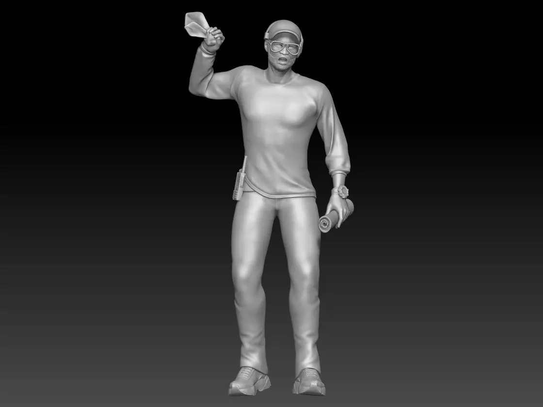 nfl coach man 3 3D print model_0