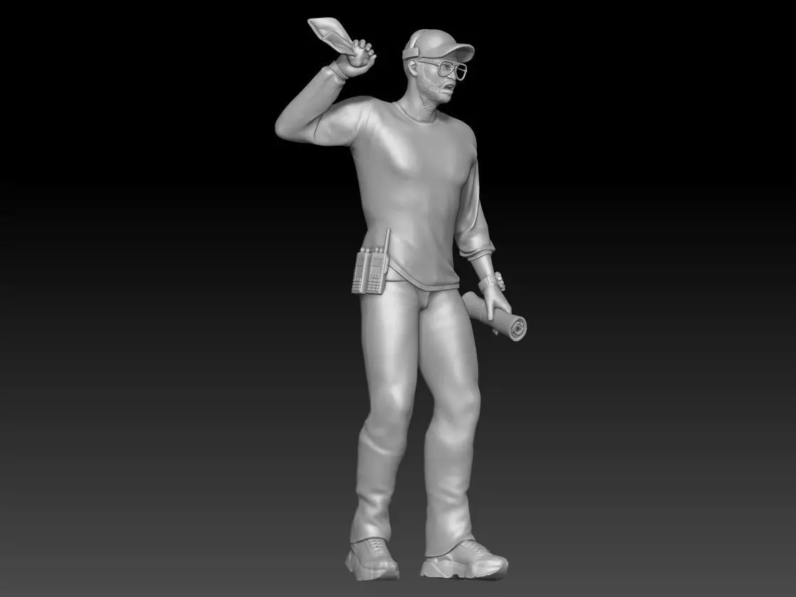 nfl coach man 3 3D print model_3