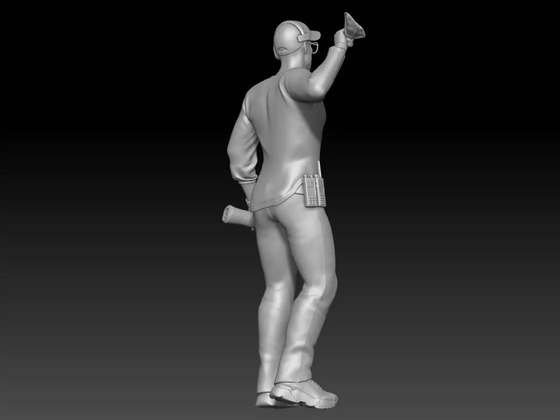 nfl coach man 3 3D print model_2