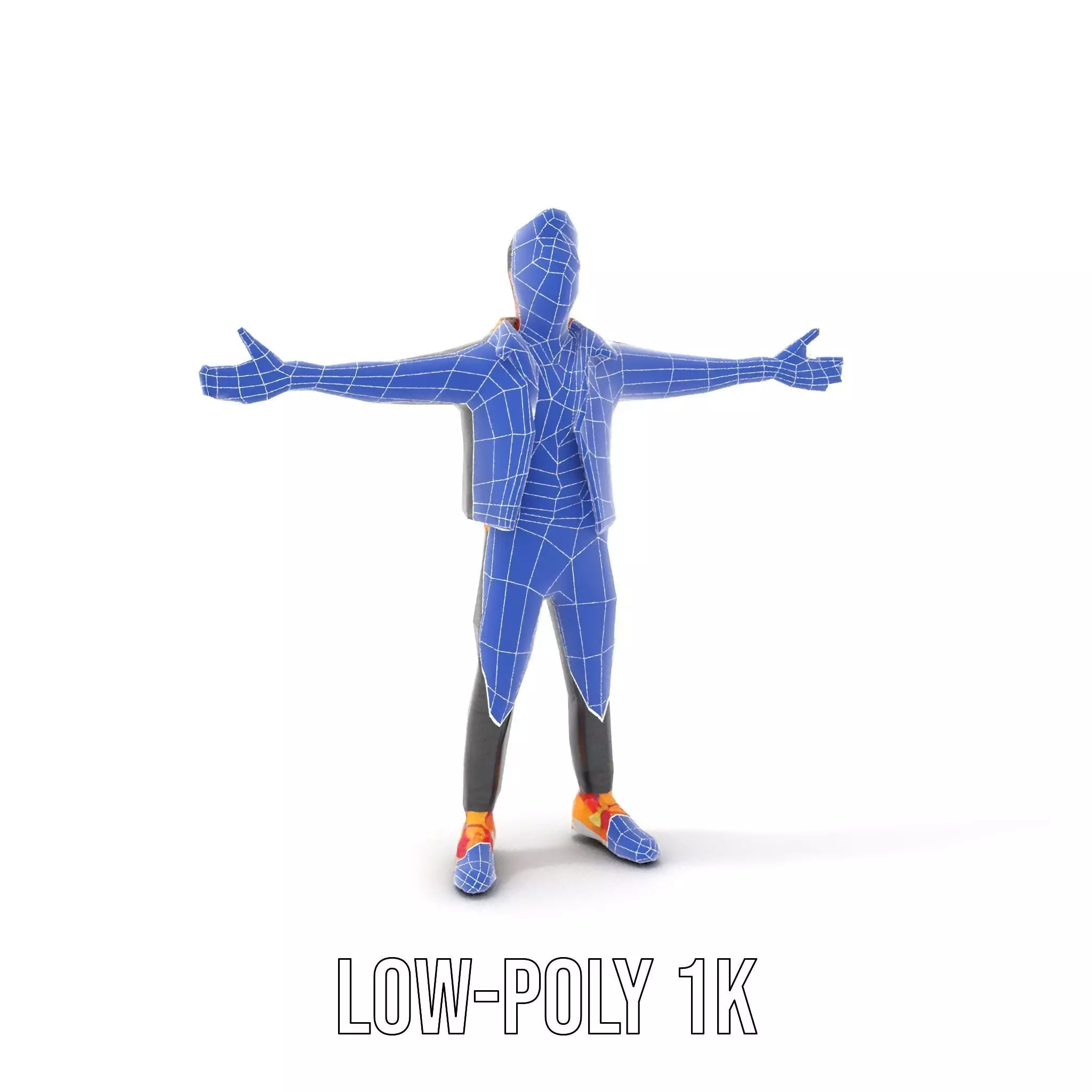 Stylish Urban Youth model pack Low-poly 3D model_14