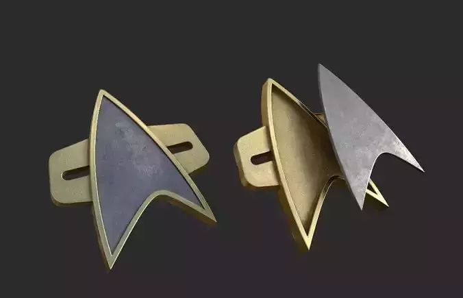Star trek badge 2 color