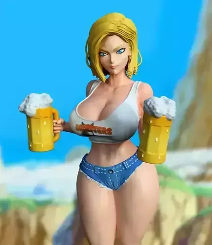 Android 18 - Dragon Ball 3D print model