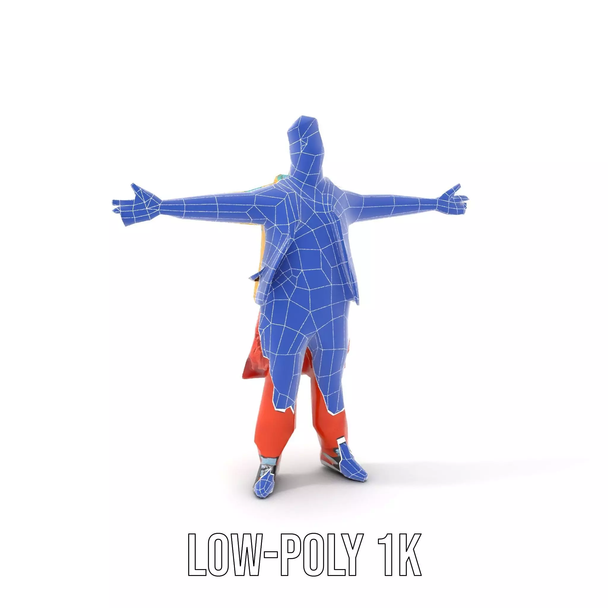 Colorful Urban Outfit model pack Low-poly 3D model_29