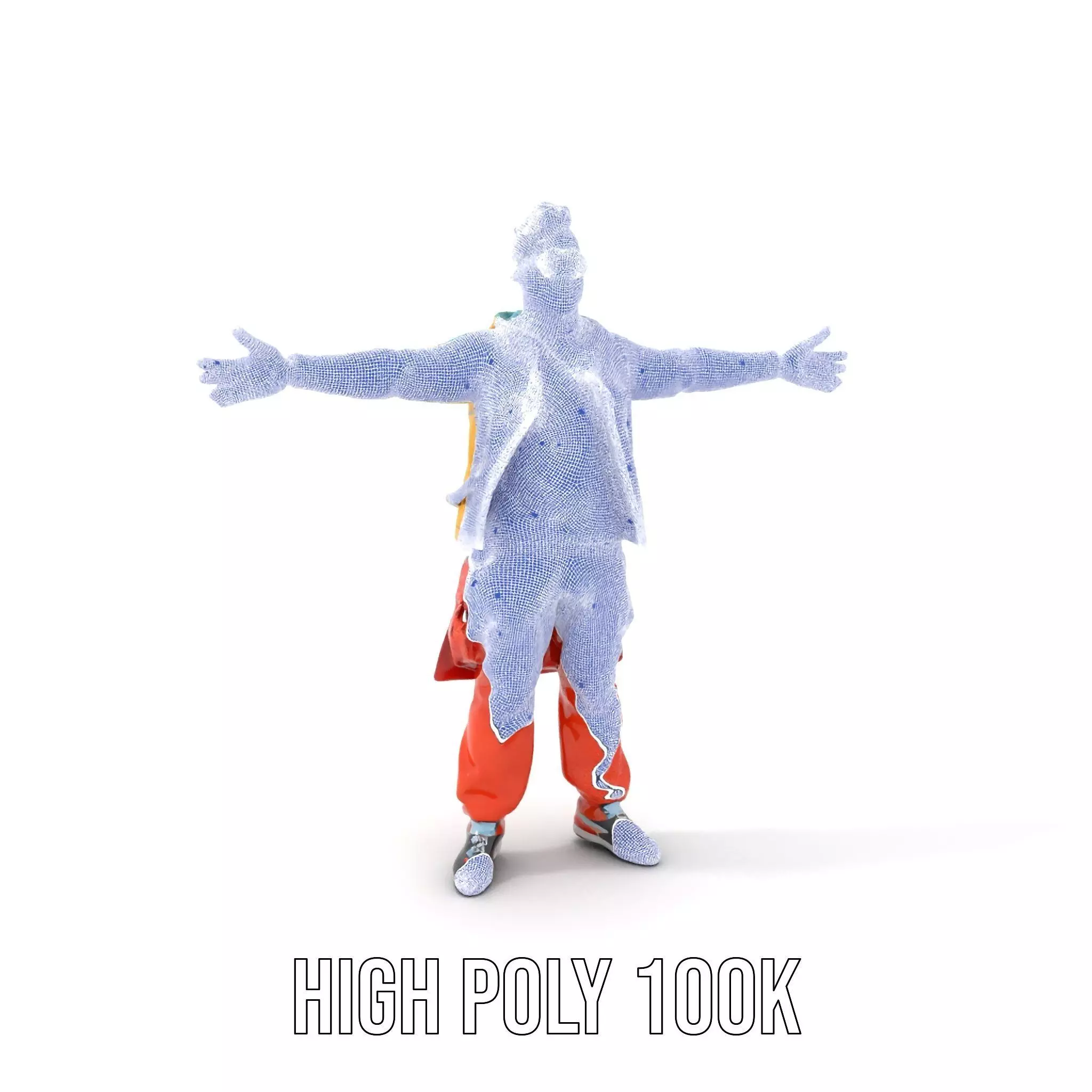 Colorful Urban Outfit model pack Low-poly 3D model_5