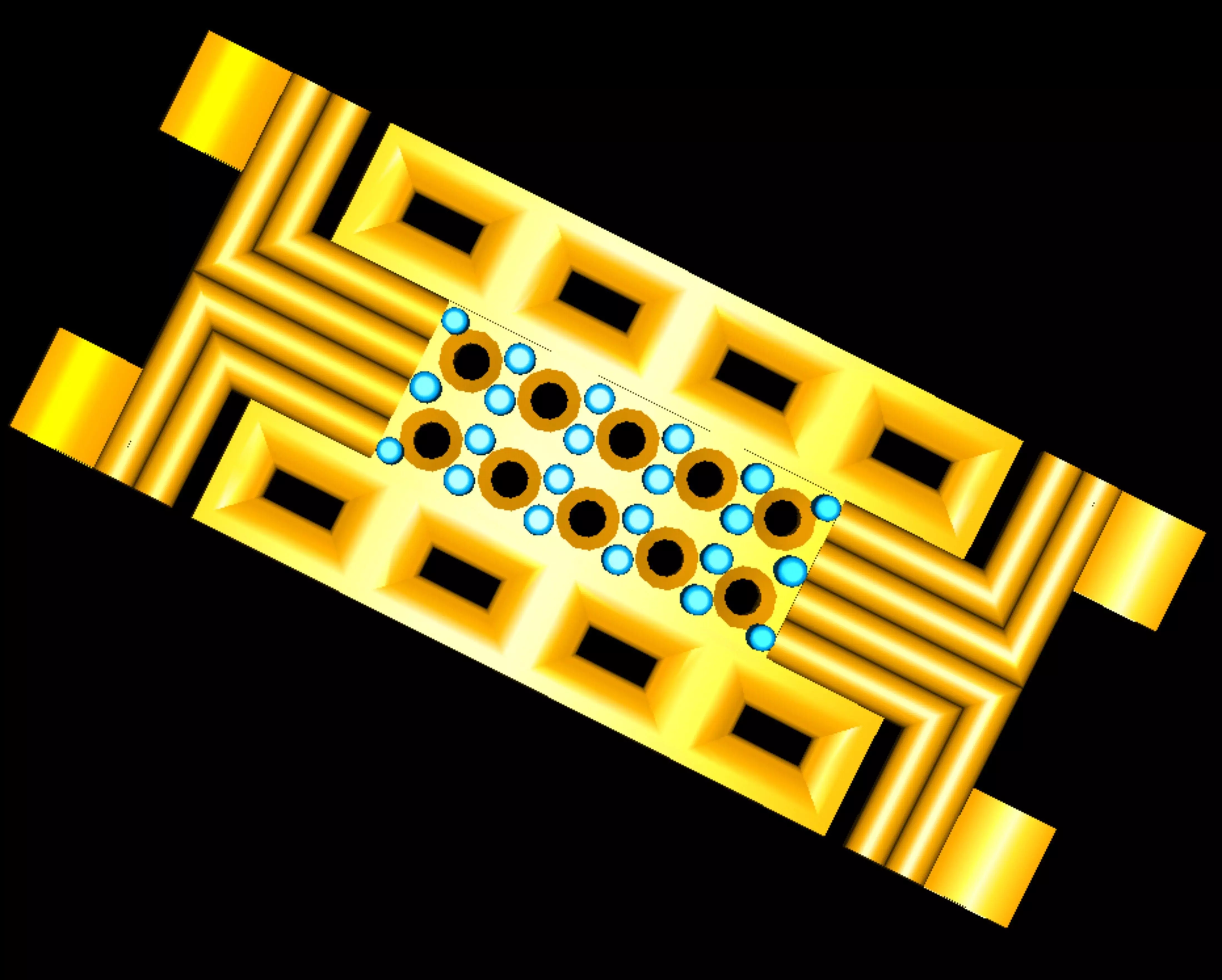 3D Printable Jewelry design of Bracelet with diamonds 3D print model_3