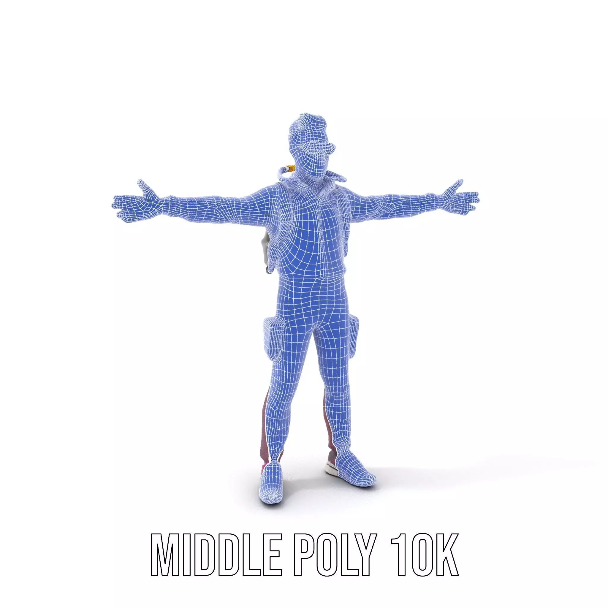 Vibrant Explorer Outfit model pack Low-poly 3D model_14