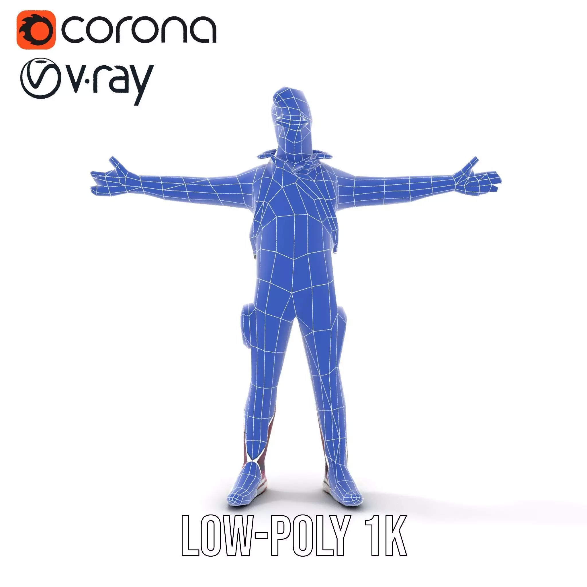 Vibrant Explorer Outfit model pack Low-poly 3D model_23