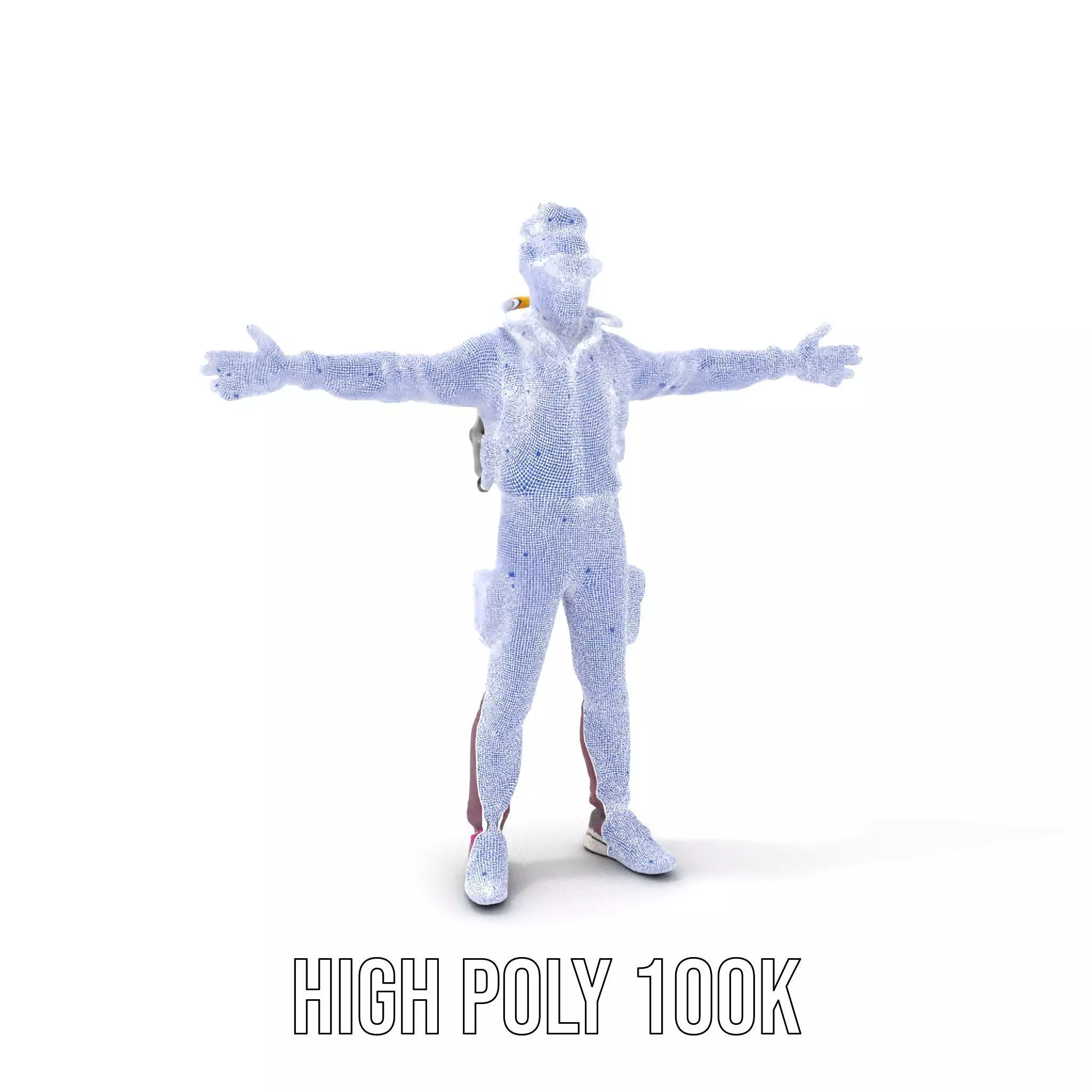 Vibrant Explorer Outfit model pack Low-poly 3D model_5