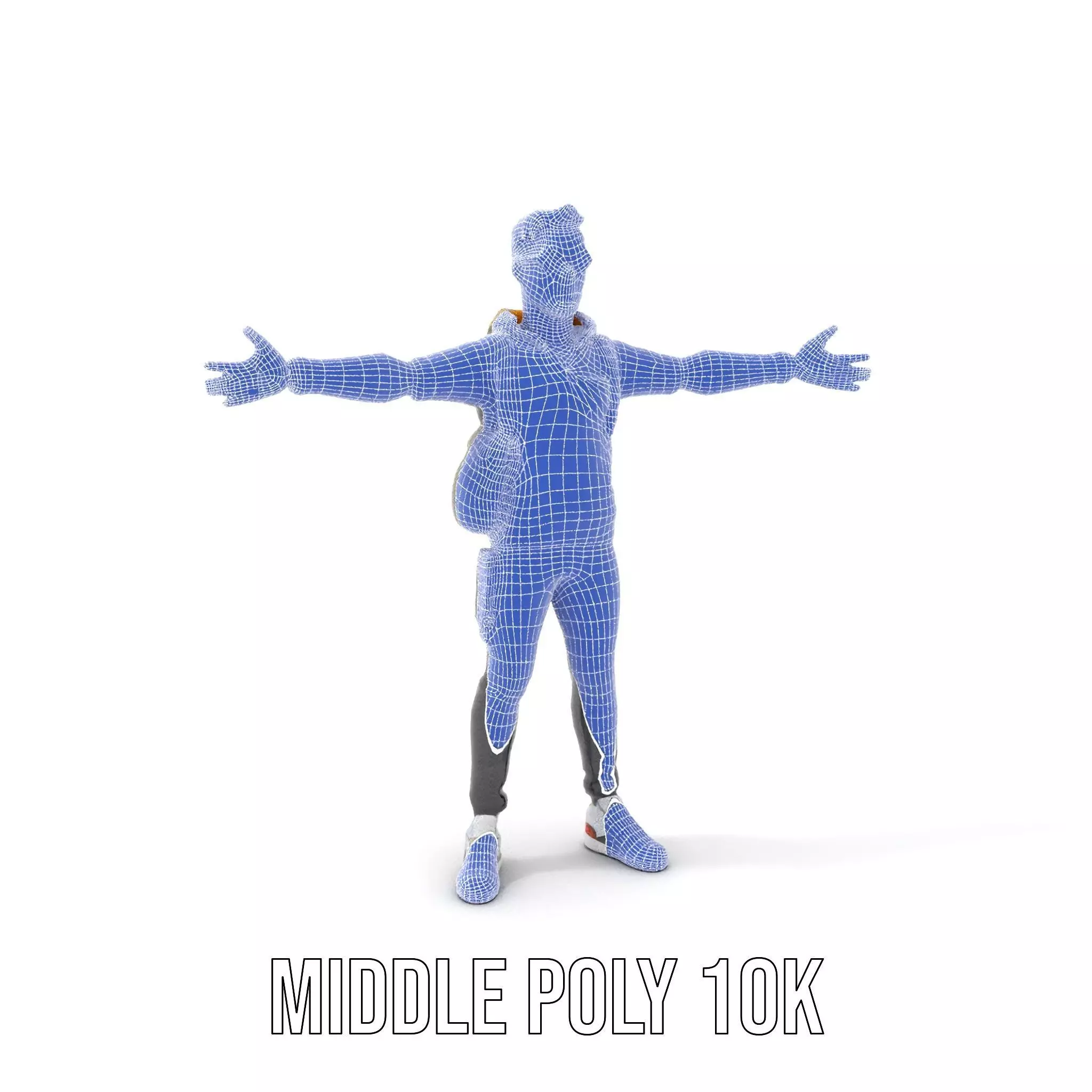 Urban Explorer Character model pack Low-poly 3D model_16