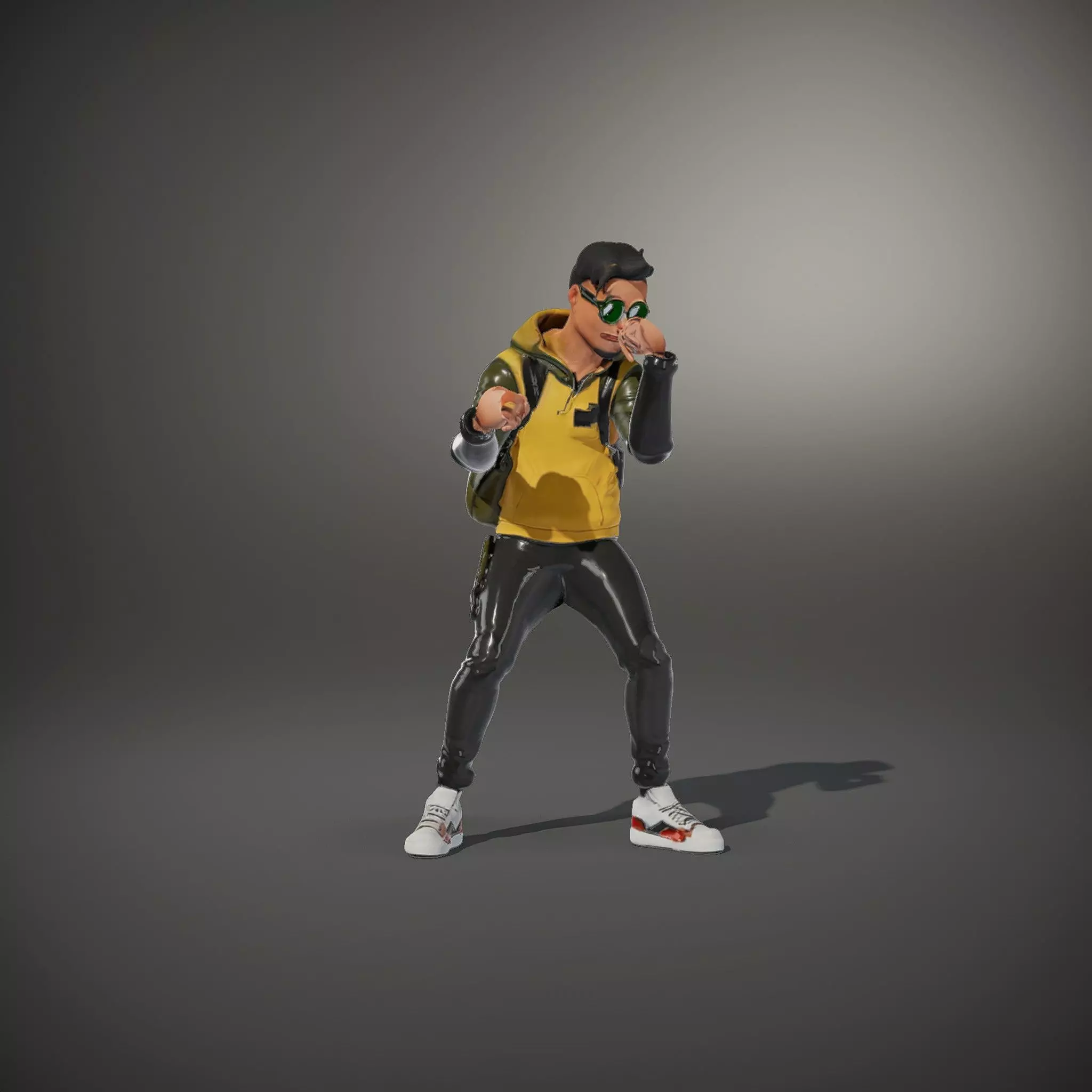 Urban Explorer Character model pack Low-poly 3D model_34