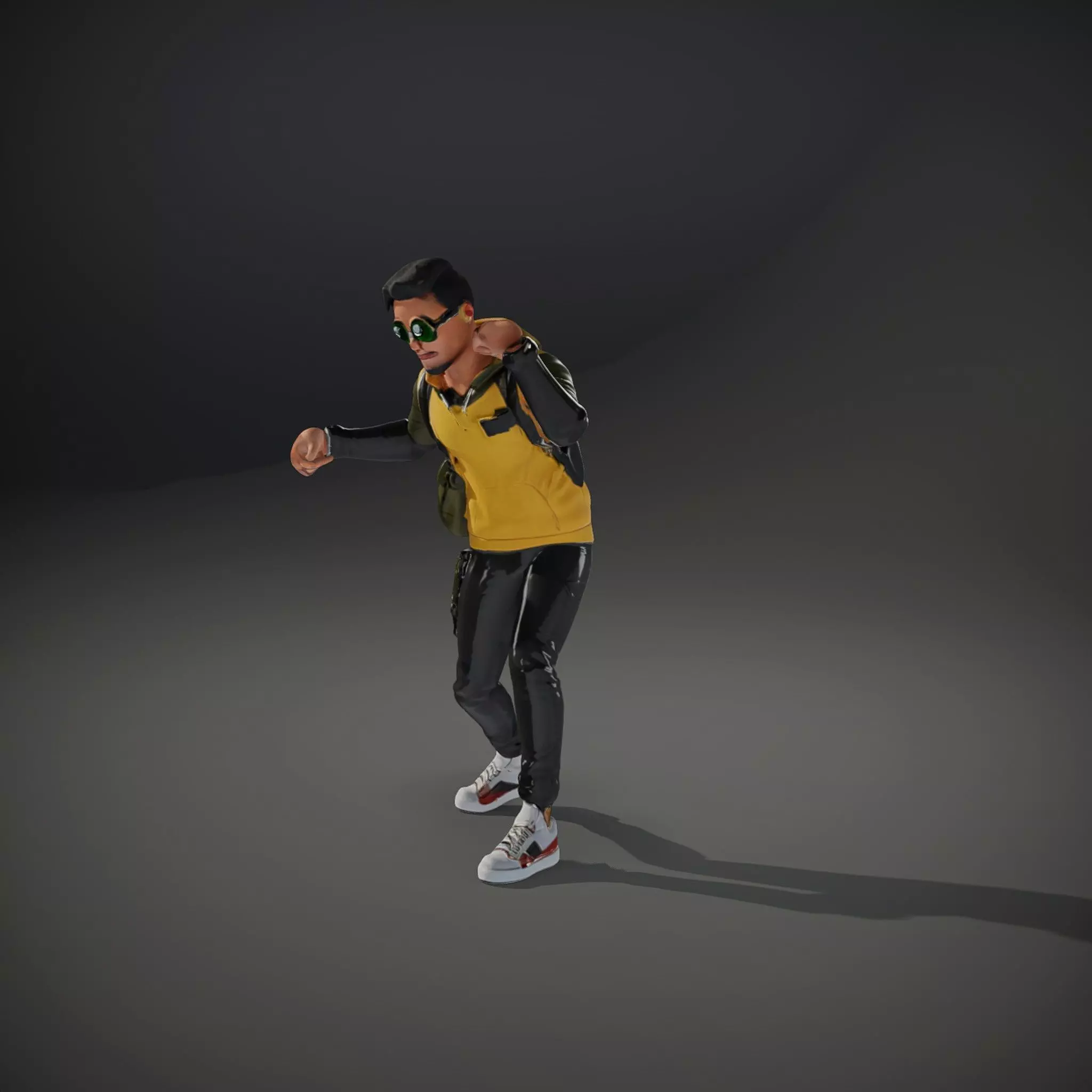 Urban Explorer Character model pack Low-poly 3D model_35