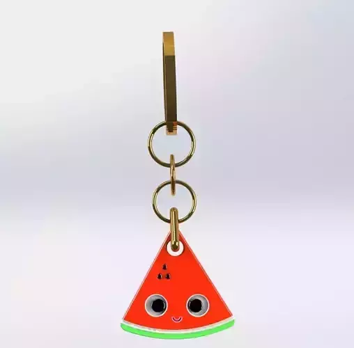 watermelon keychain