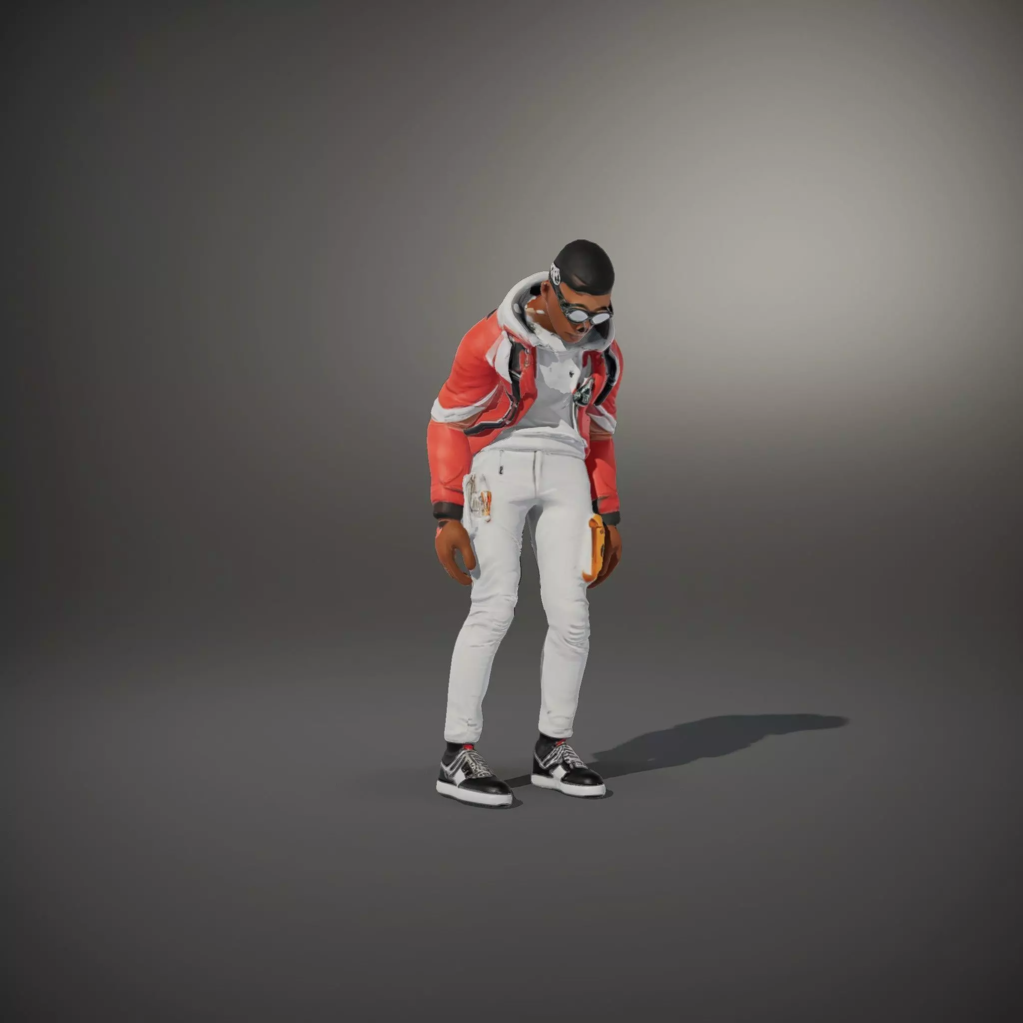 Urban Explorer Attire model pack Low-poly 3D model_34