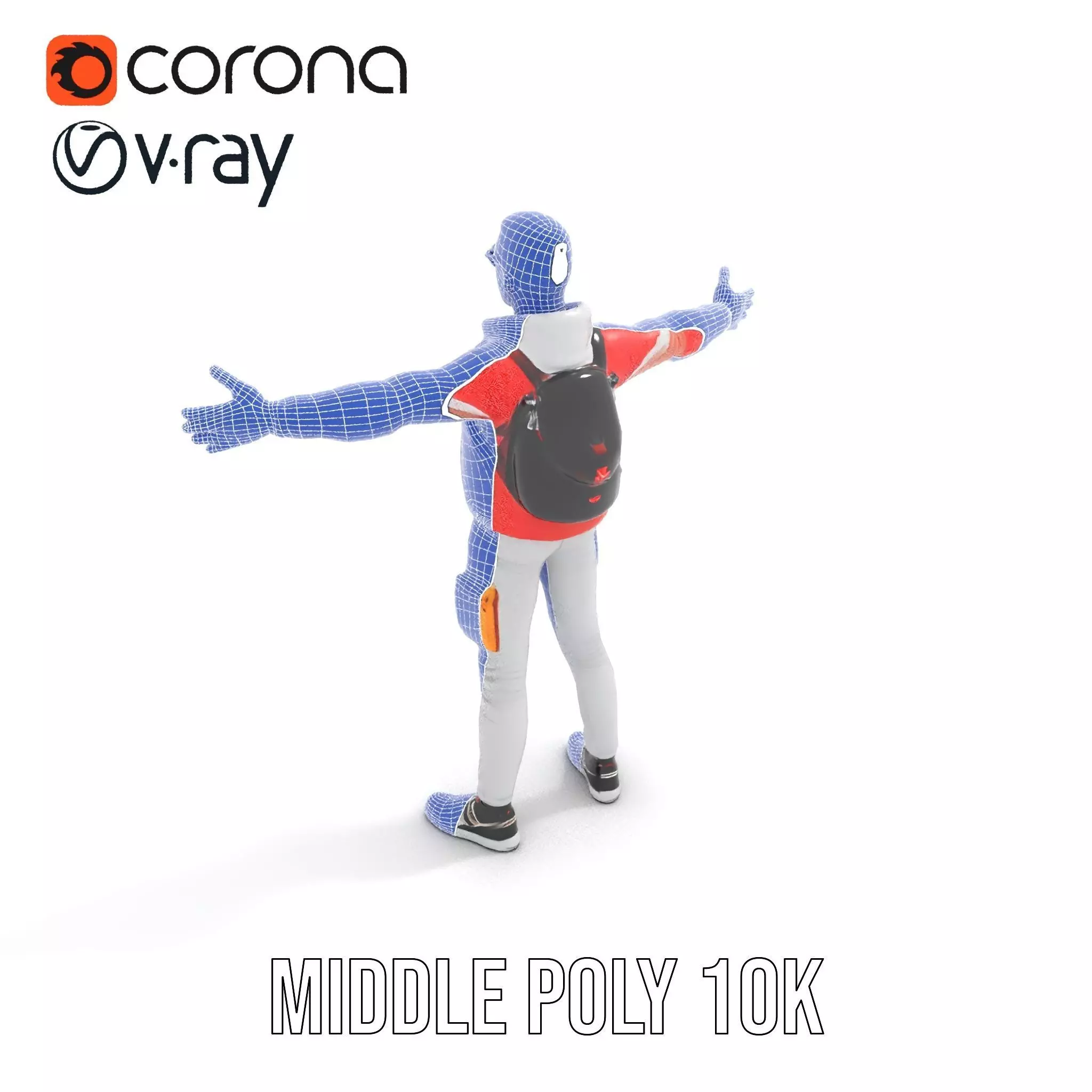 Urban Explorer Attire model pack Low-poly 3D model_27