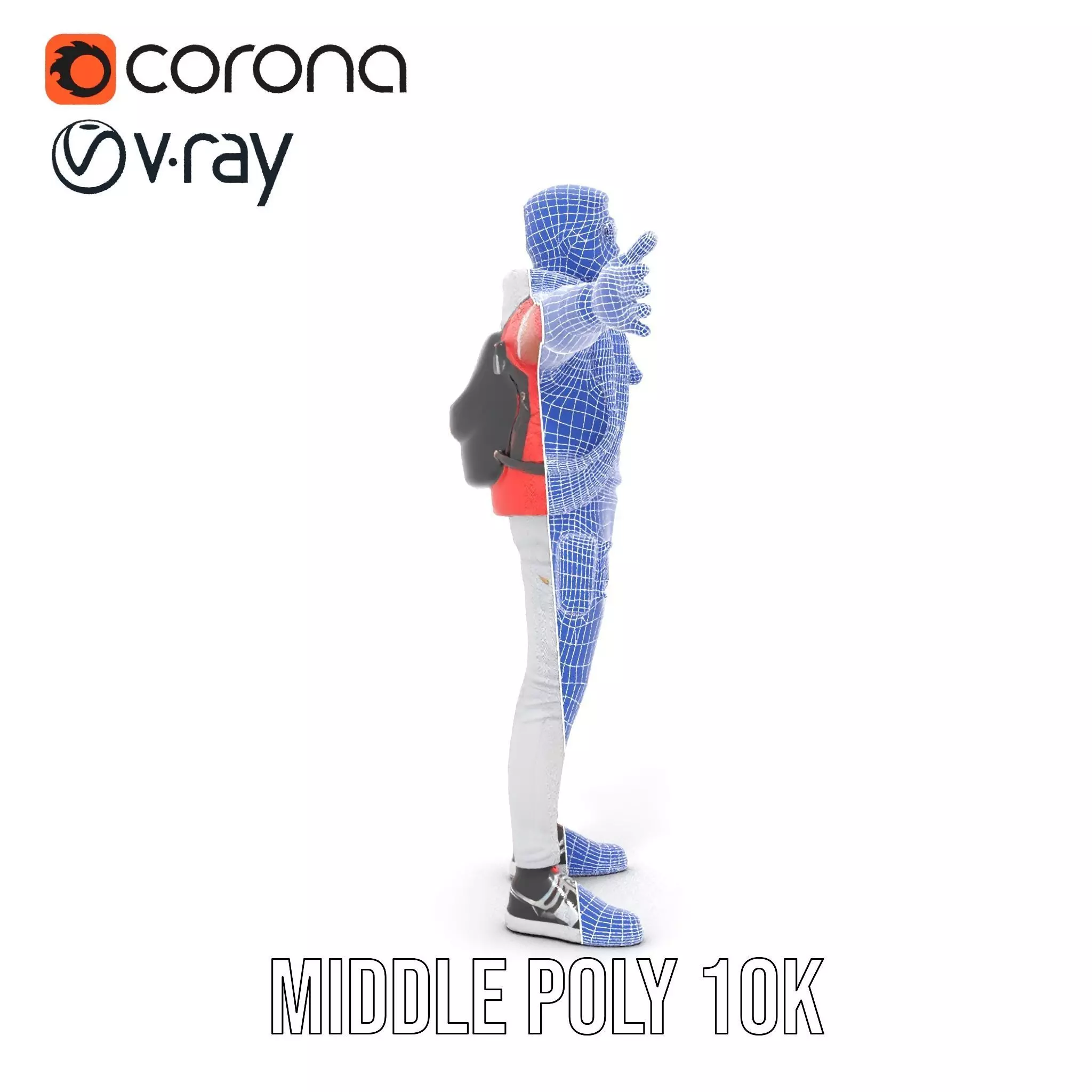 Urban Explorer Attire model pack Low-poly 3D model_30