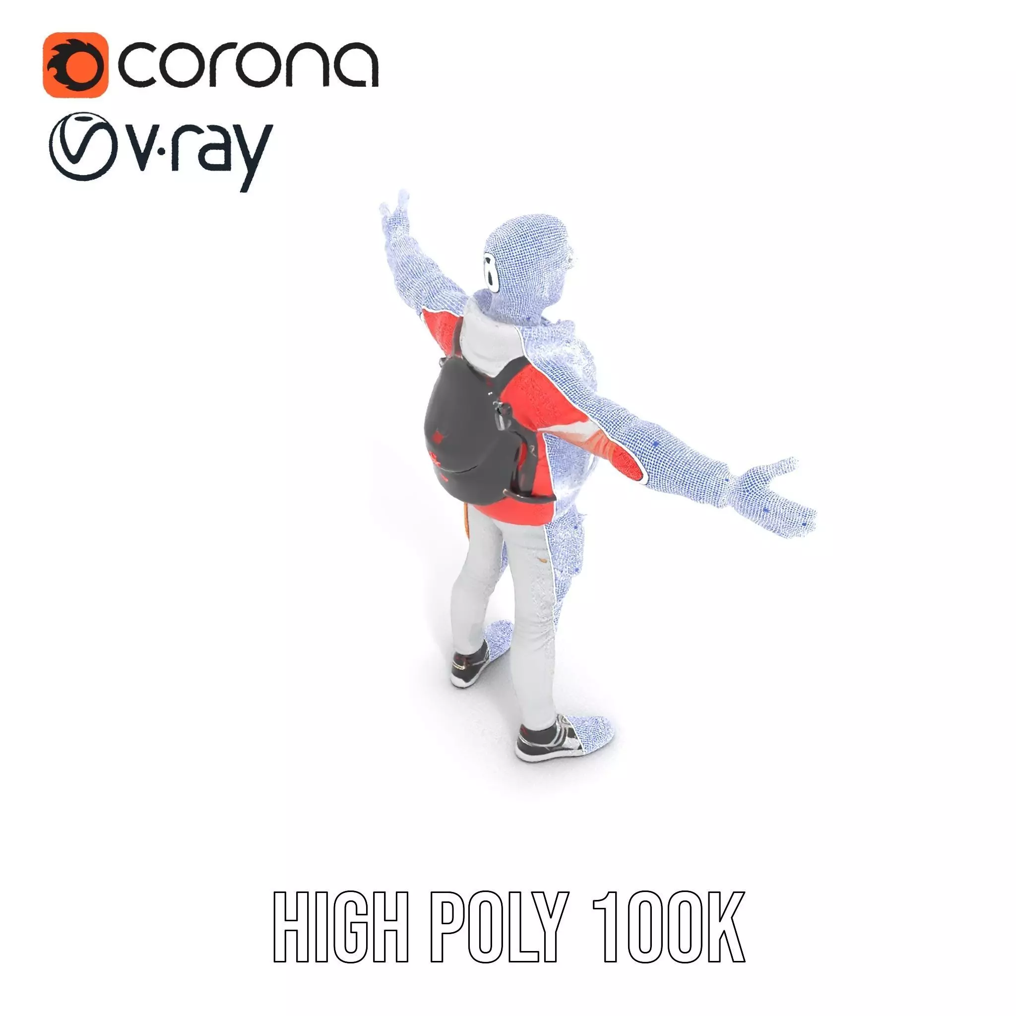 Urban Explorer Attire model pack Low-poly 3D model_32