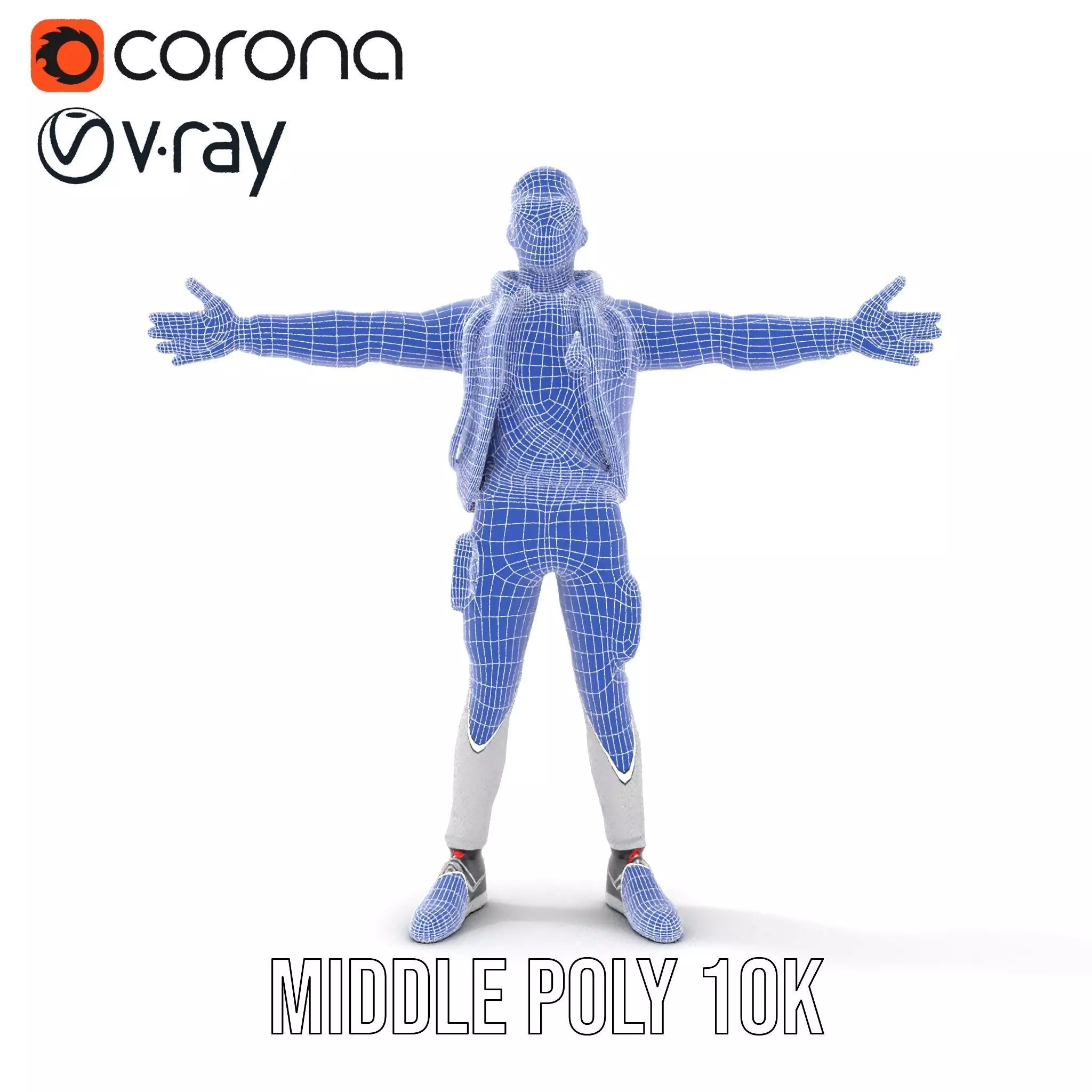 Urban Explorer Attire model pack Low-poly 3D model_24