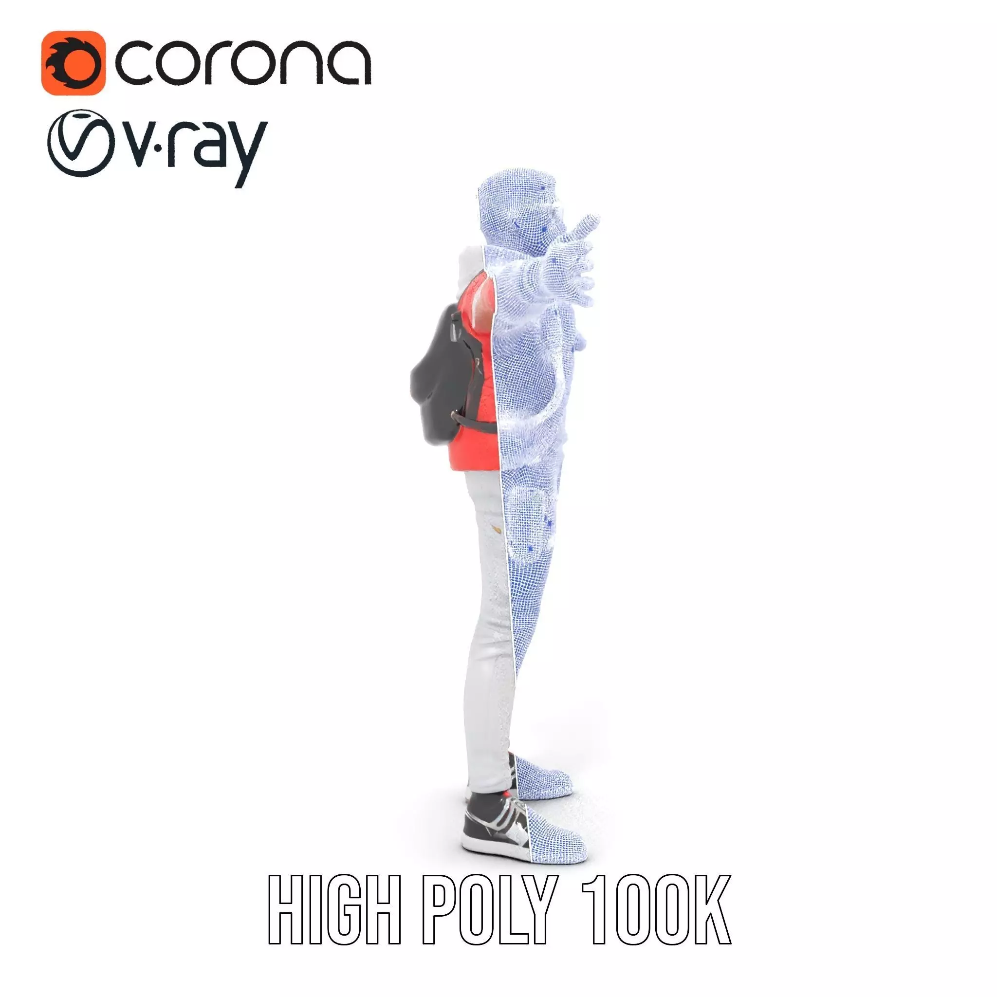 Urban Explorer Attire model pack Low-poly 3D model_33