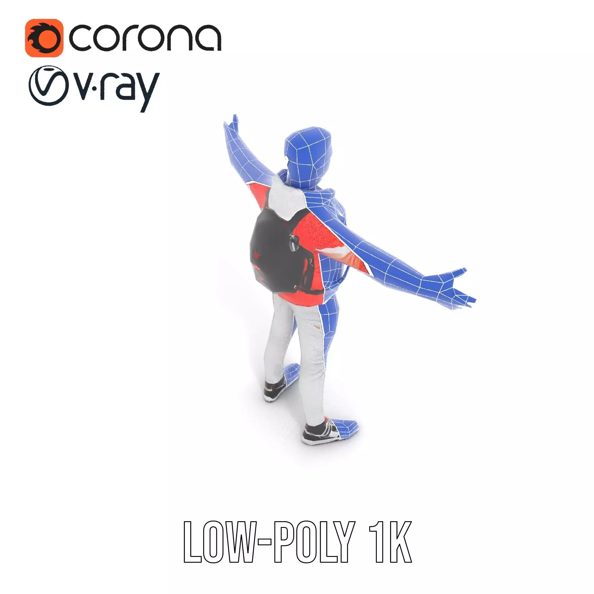 Urban Explorer Attire model pack Low-poly 3D model_31