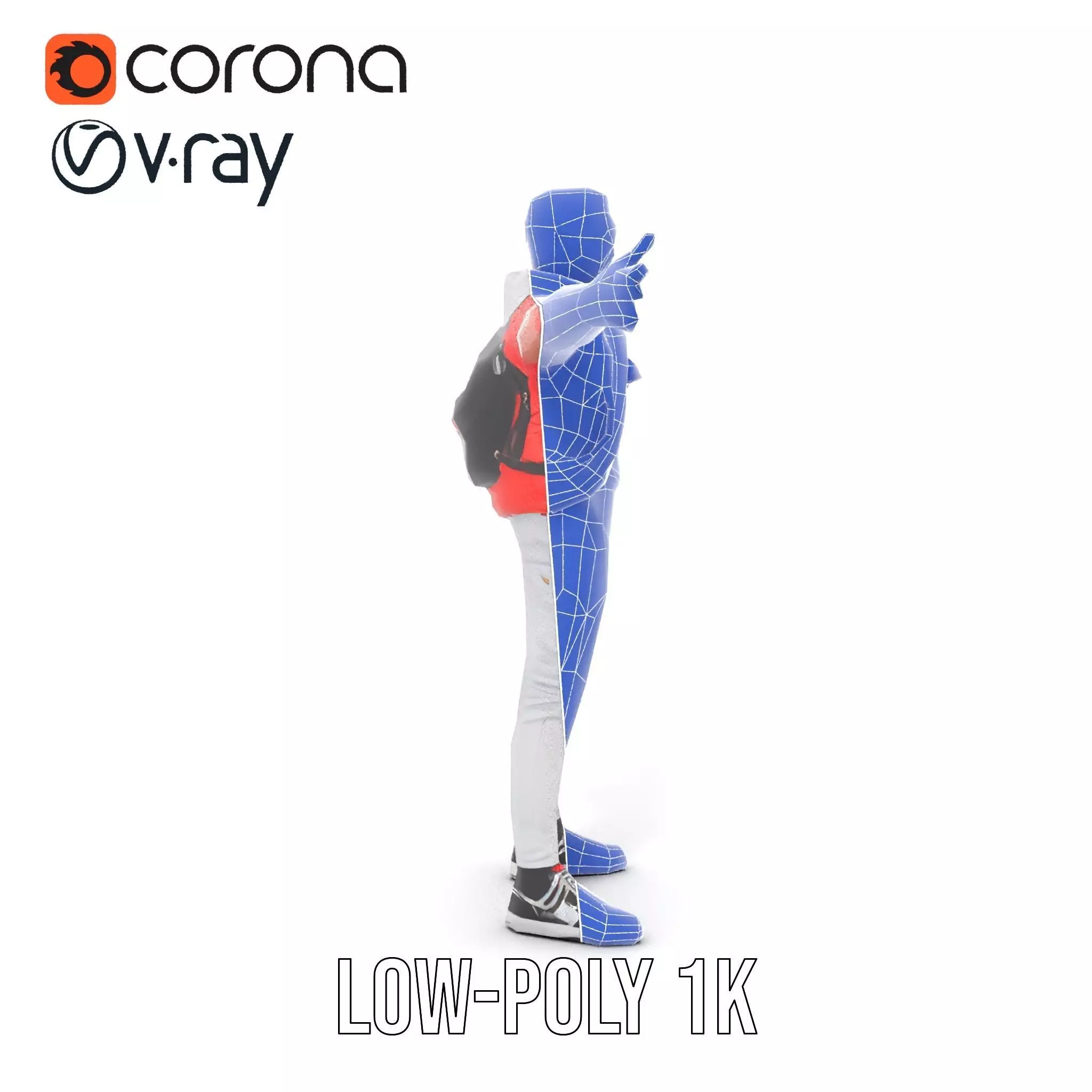 Urban Explorer Attire model pack Low-poly 3D model_19