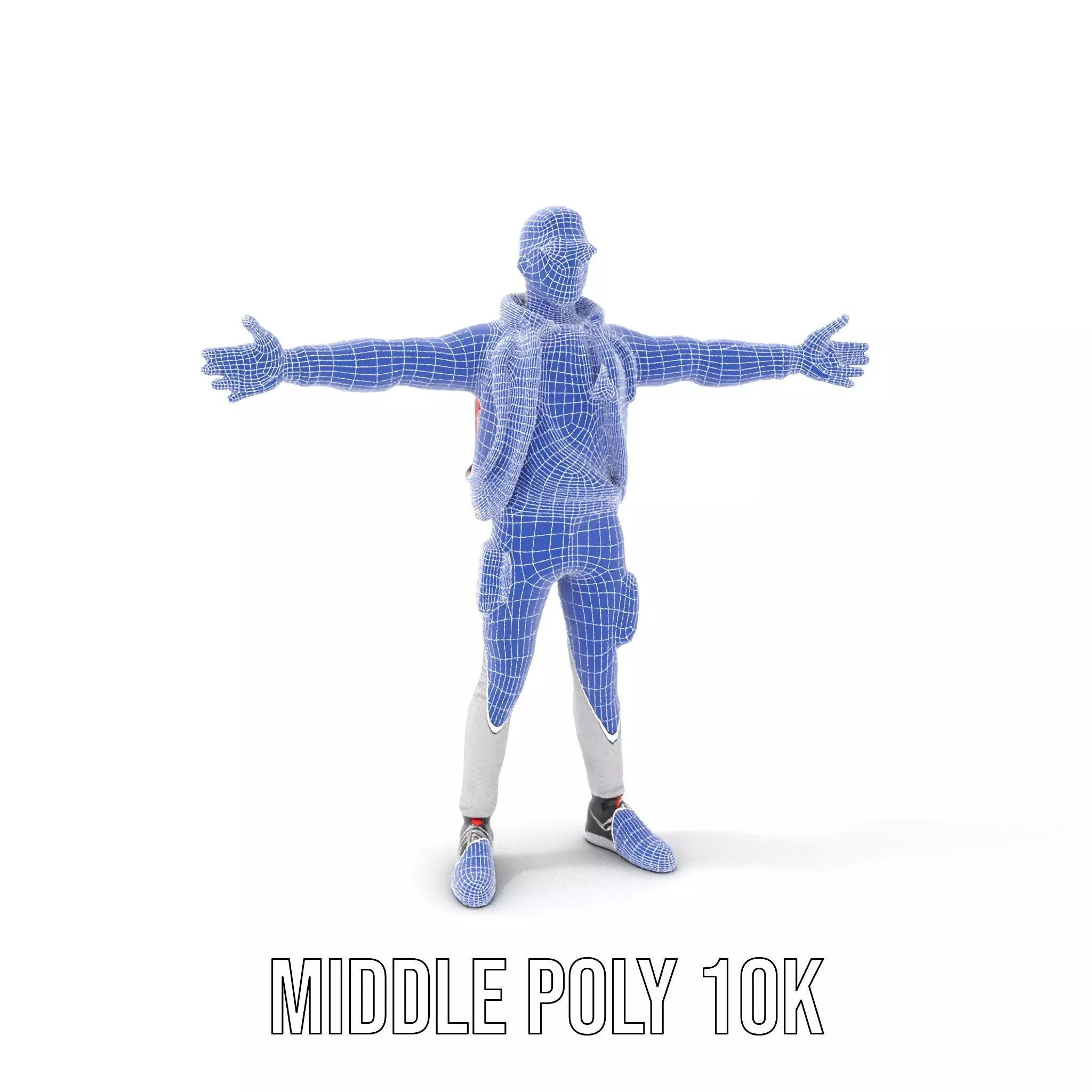 Urban Explorer Attire model pack Low-poly 3D model_7