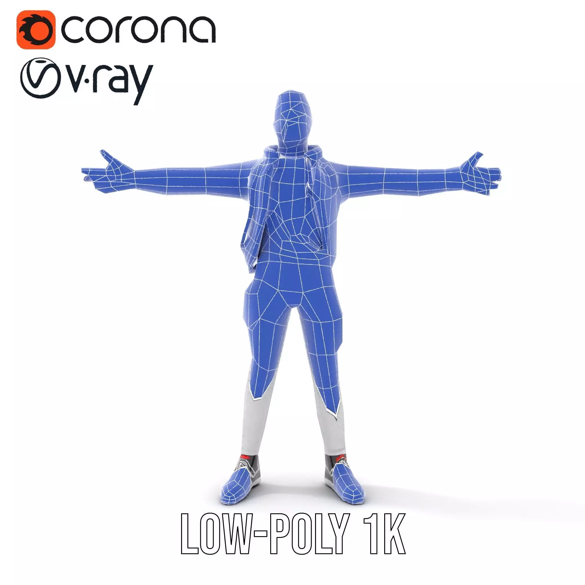 Urban Explorer Attire model pack Low-poly 3D model_25