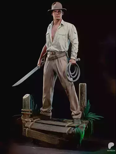 Indiana Jones 3D print model