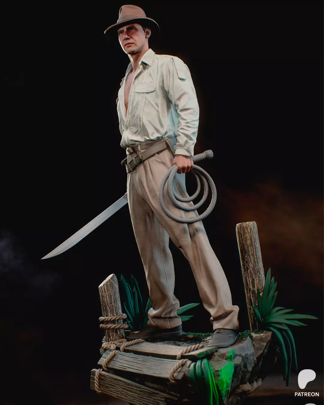 Indiana Jones 3D print model 3D print model_2