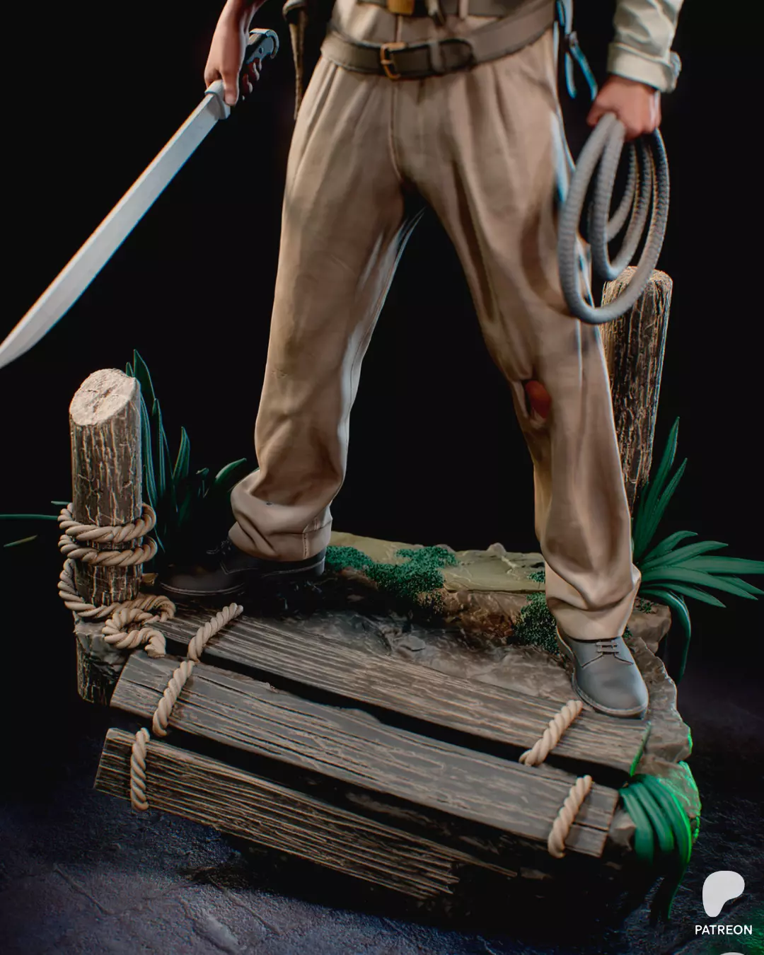 Indiana Jones 3D print model 3D print model_3