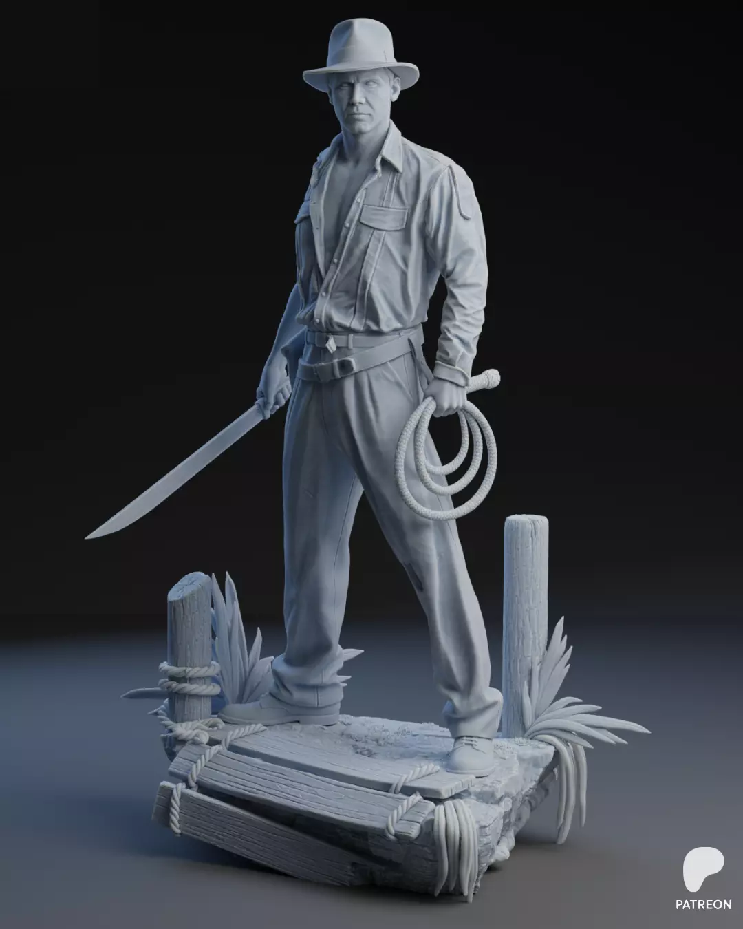 Indiana Jones 3D print model 3D print model_4