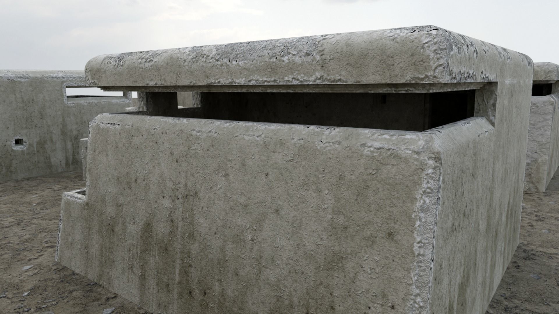 World War Asset Bundle Low-poly 3D model_9