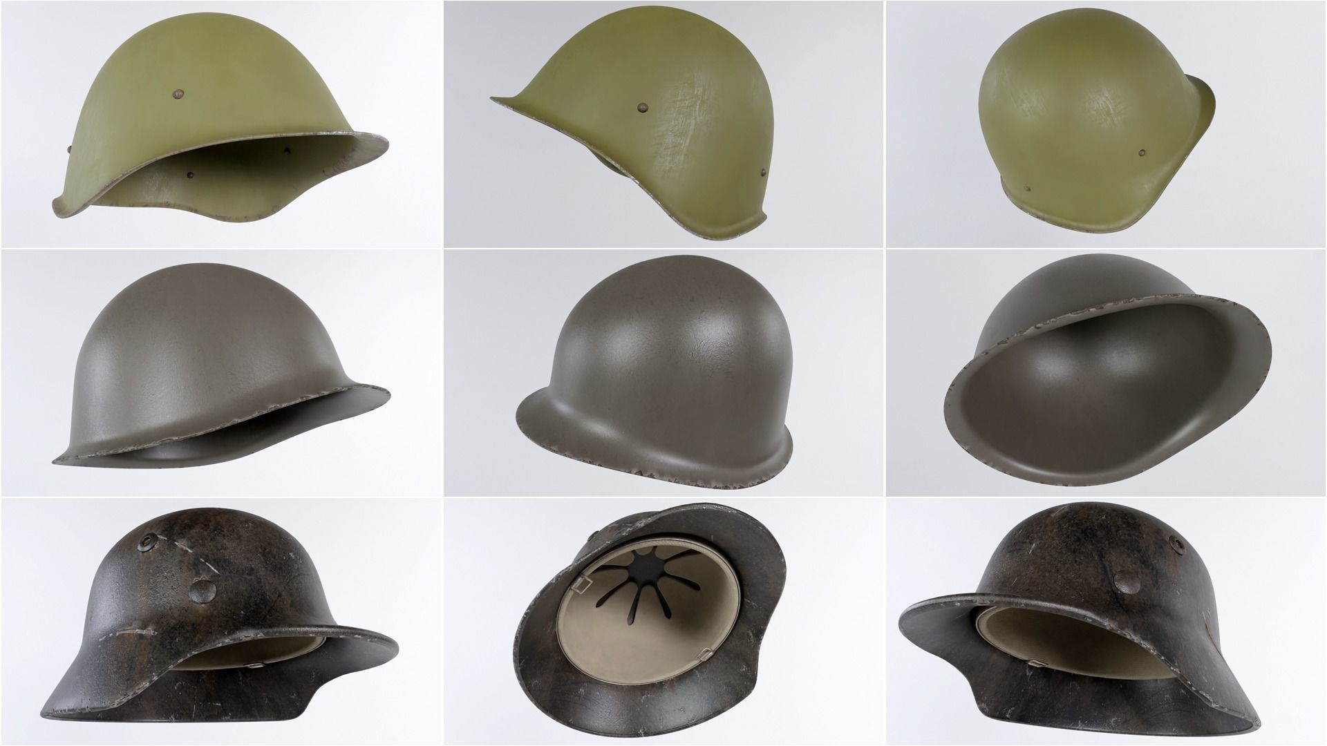 World War Asset Bundle Low-poly 3D model_1