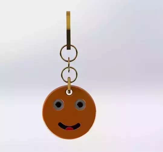 orange keychain