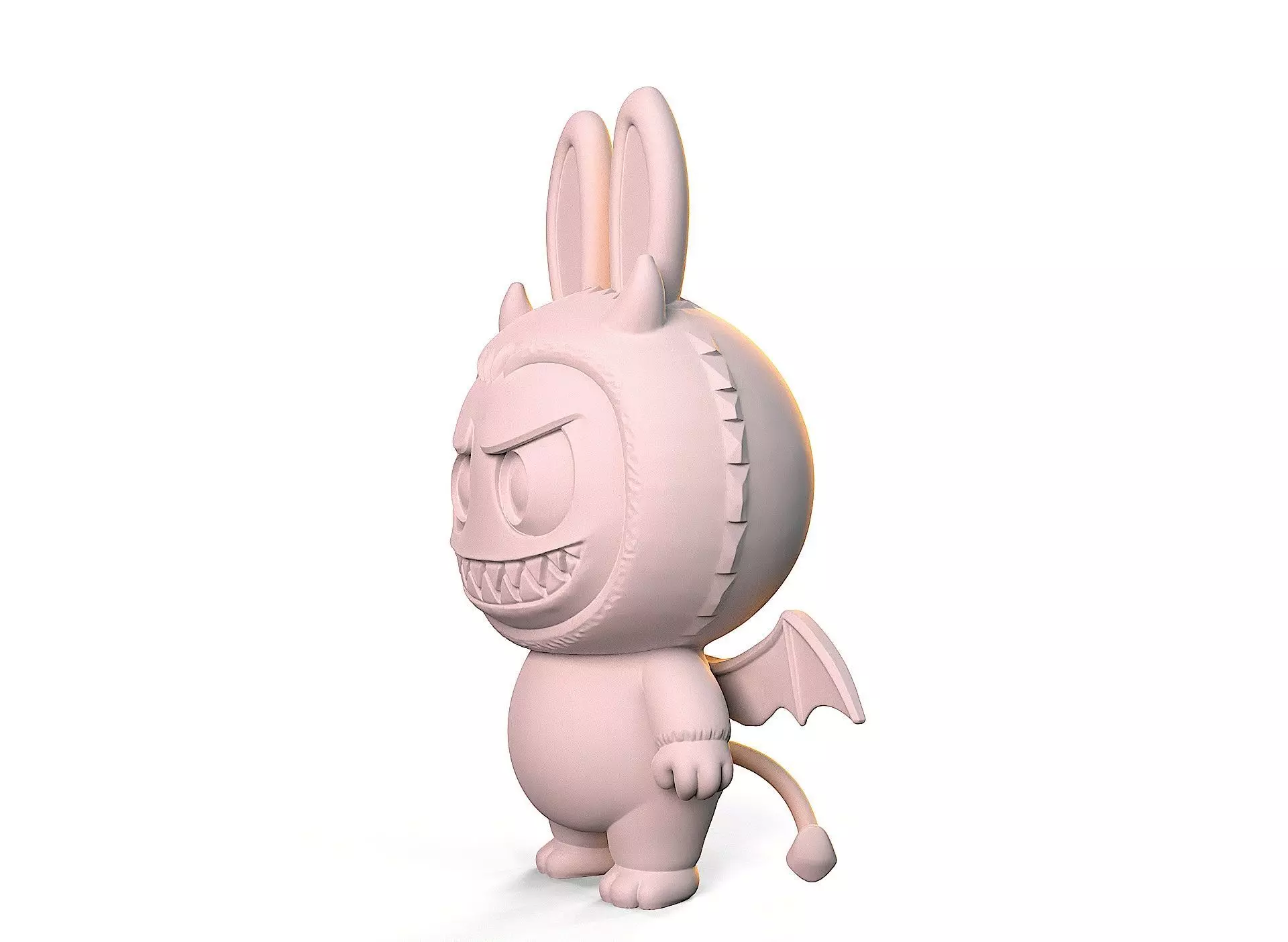 Labubu devil 3D print model_2