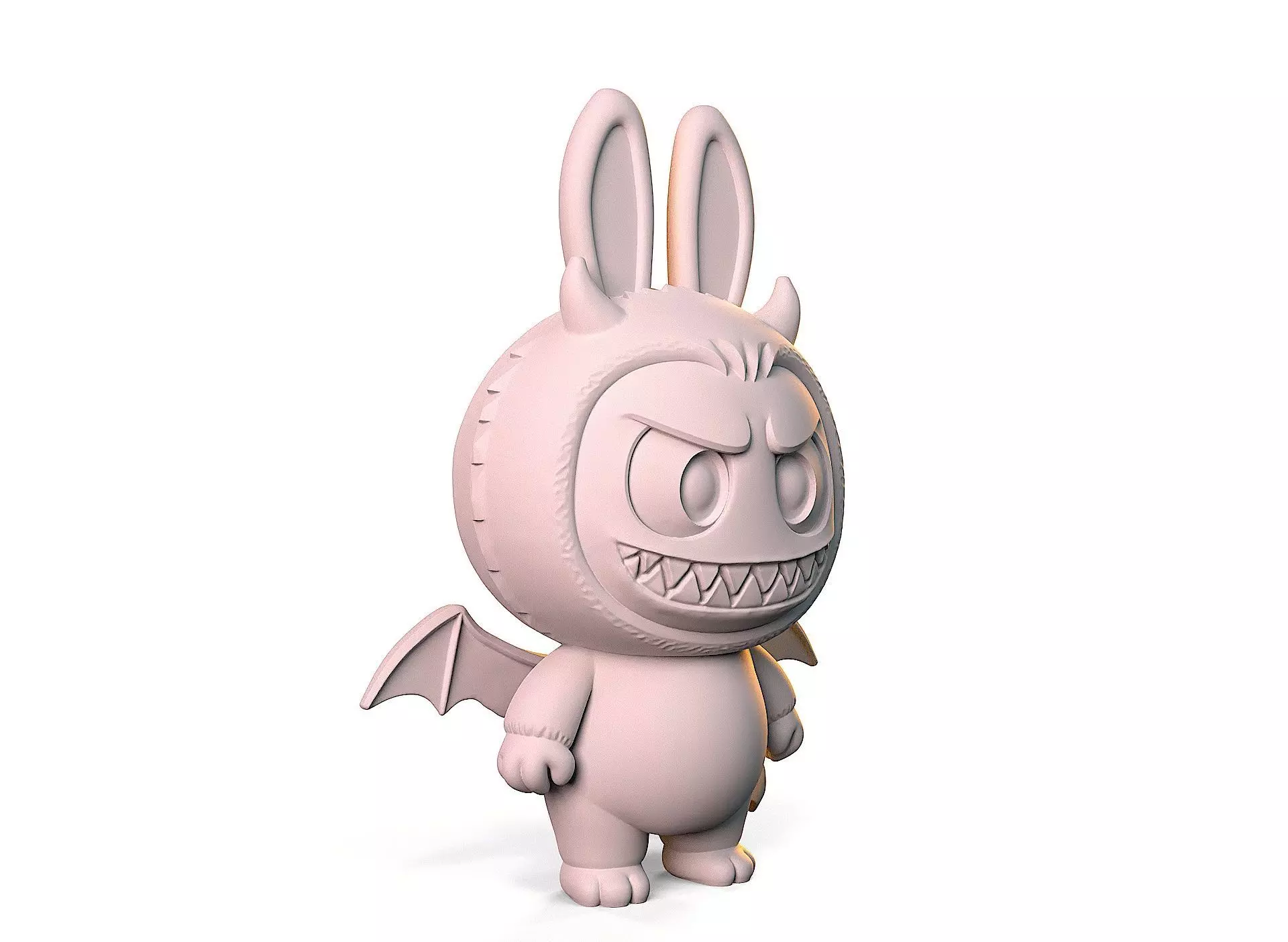 Labubu devil 3D print model_4