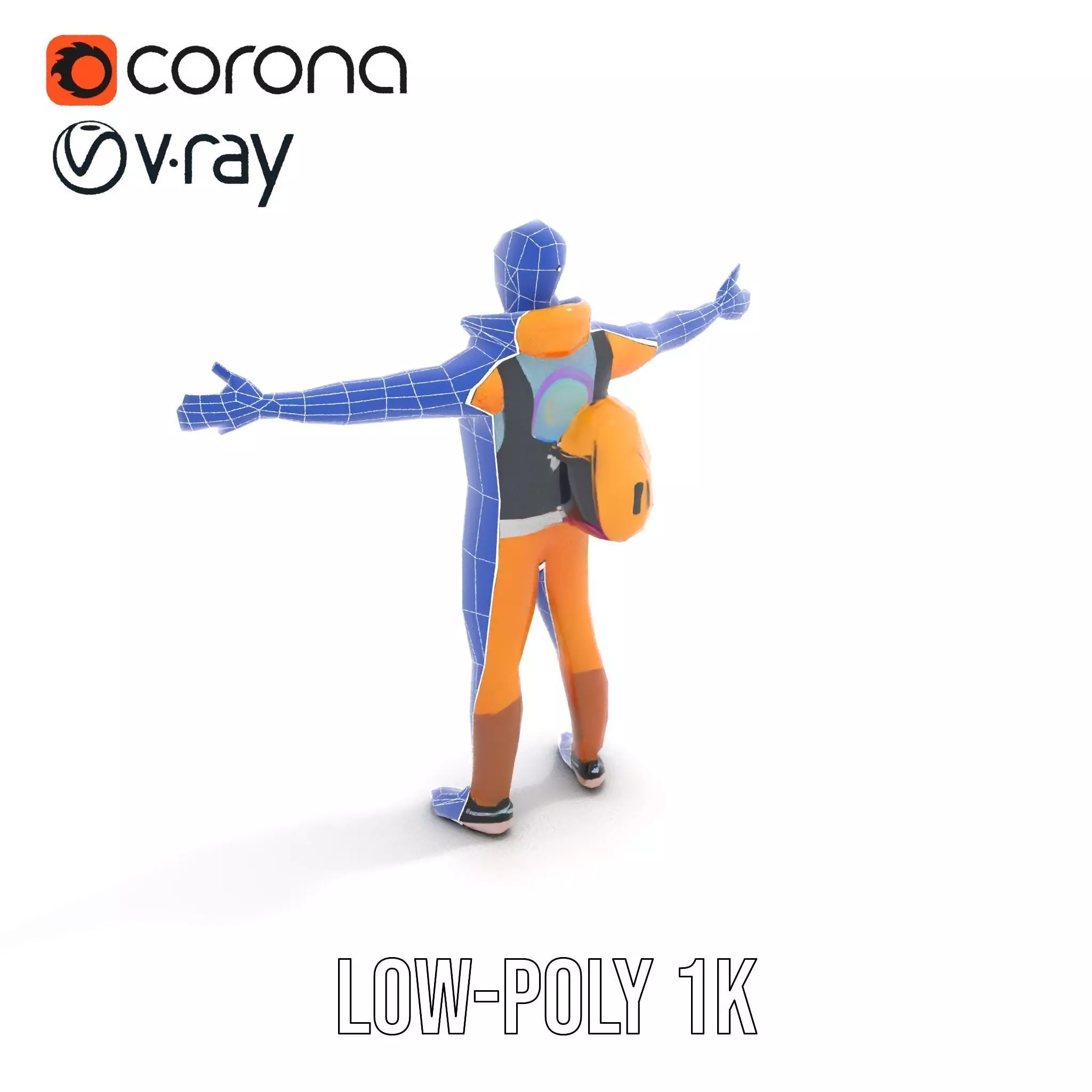 Colorful Streetwear model pack Low-poly 3D model_20