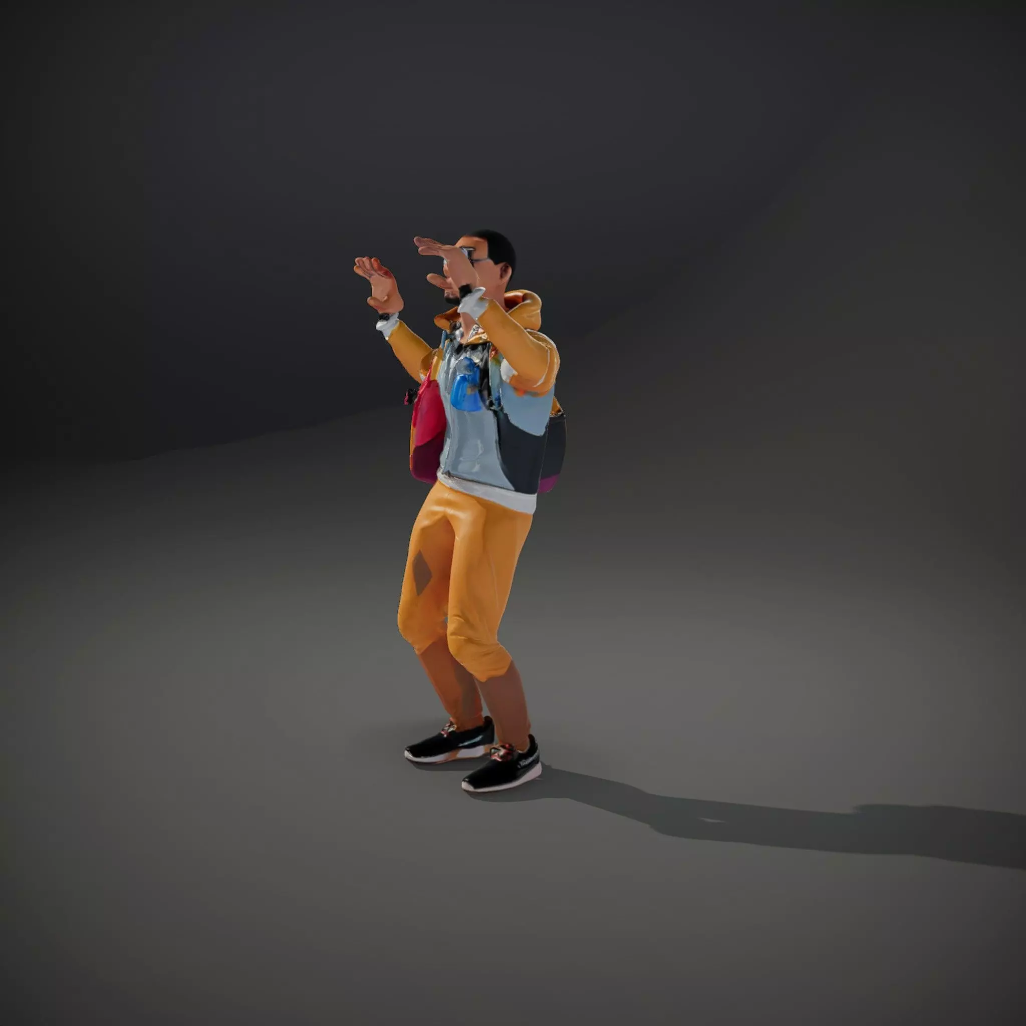 Colorful Streetwear model pack Low-poly 3D model_34