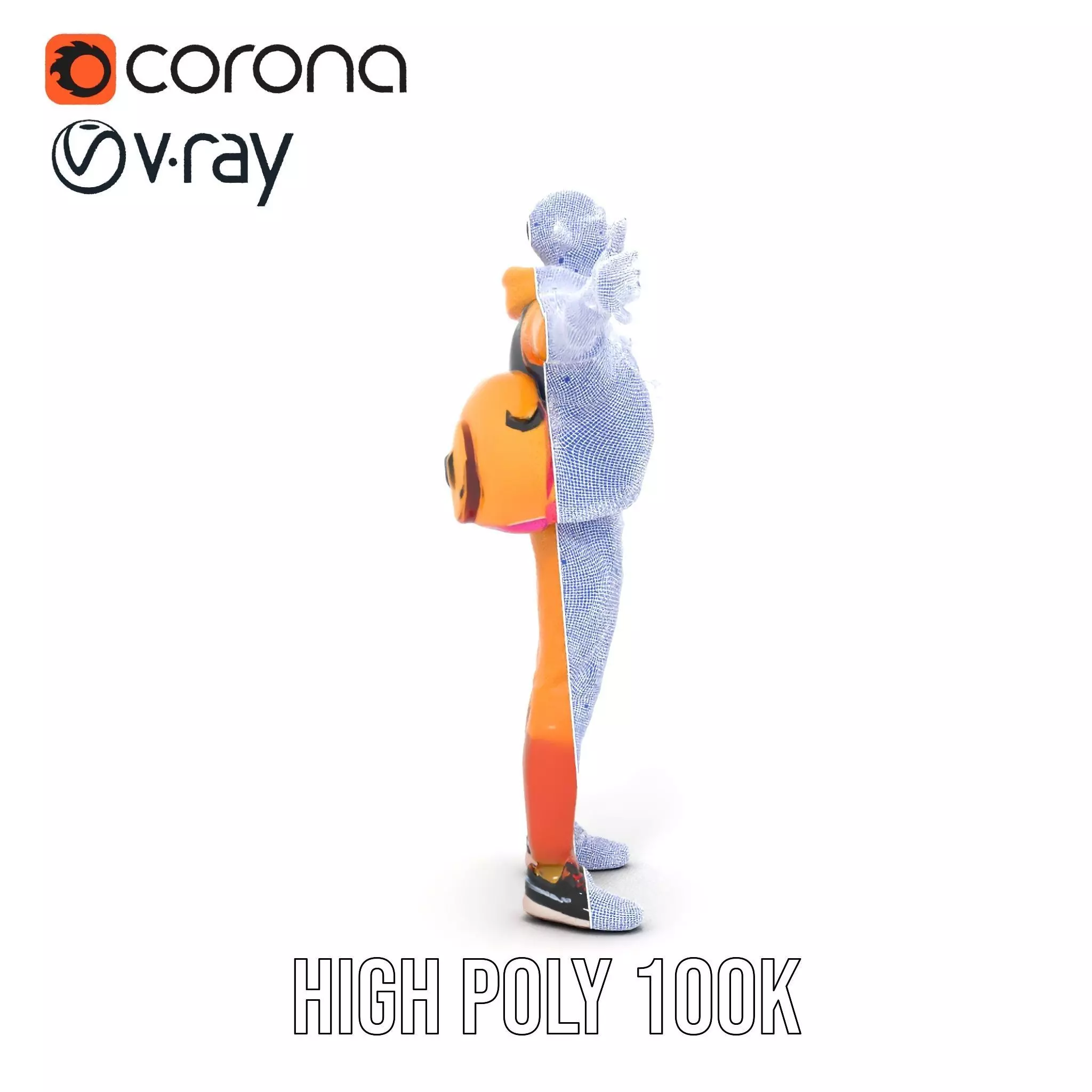 Colorful Streetwear model pack Low-poly 3D model_33