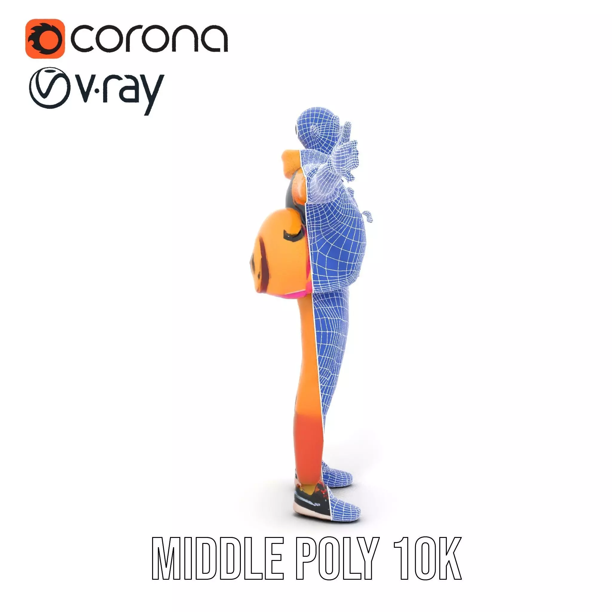 Colorful Streetwear model pack Low-poly 3D model_30