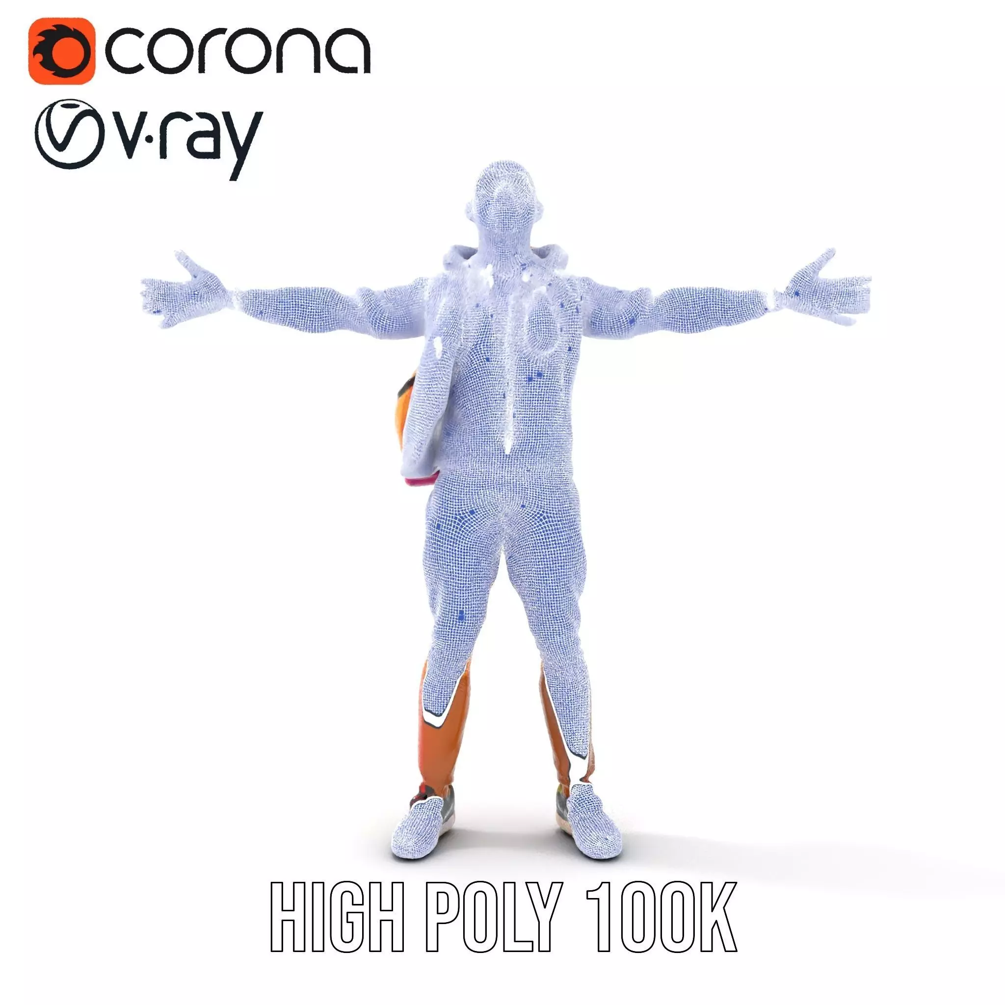 Colorful Streetwear model pack Low-poly 3D model_29