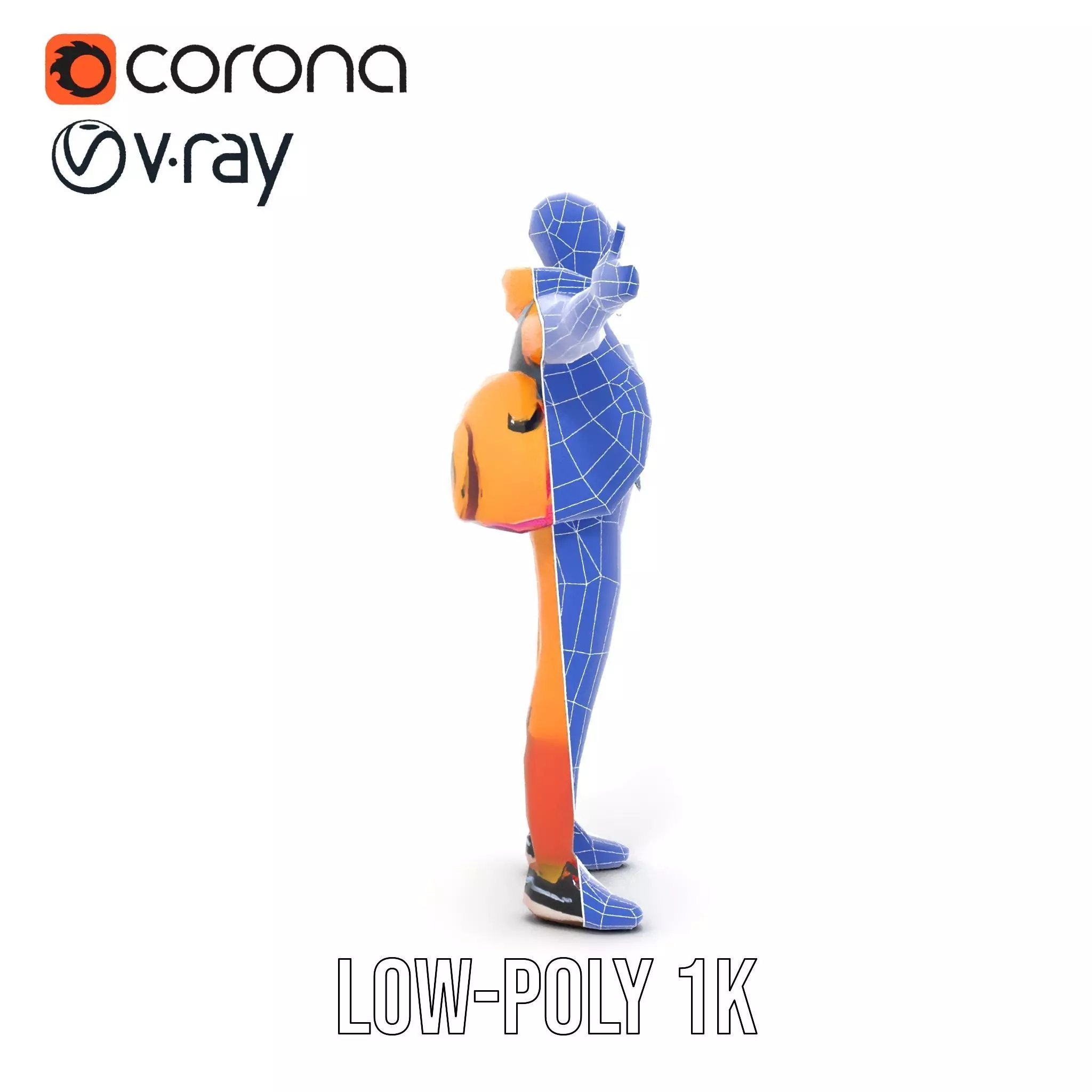 Colorful Streetwear model pack Low-poly 3D model_31