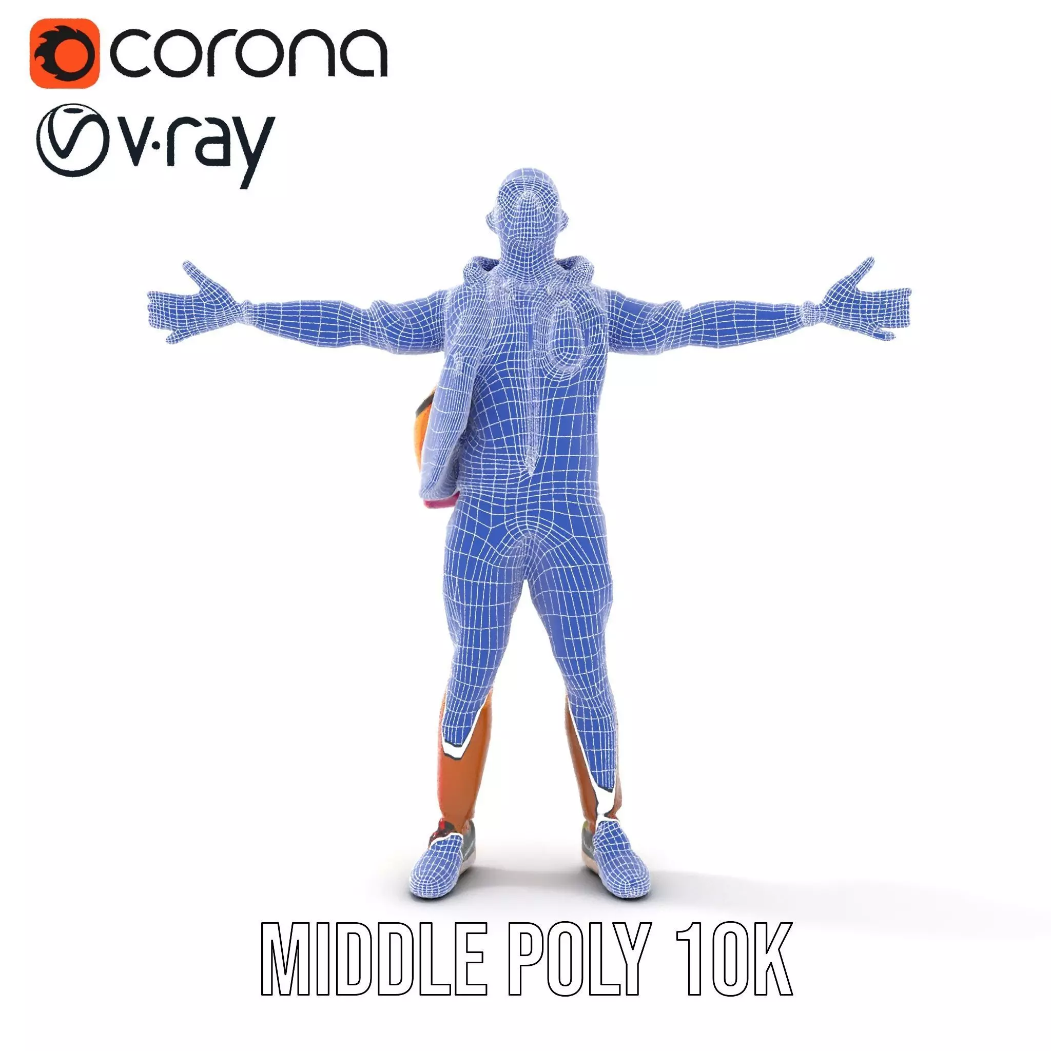 Colorful Streetwear model pack Low-poly 3D model_27