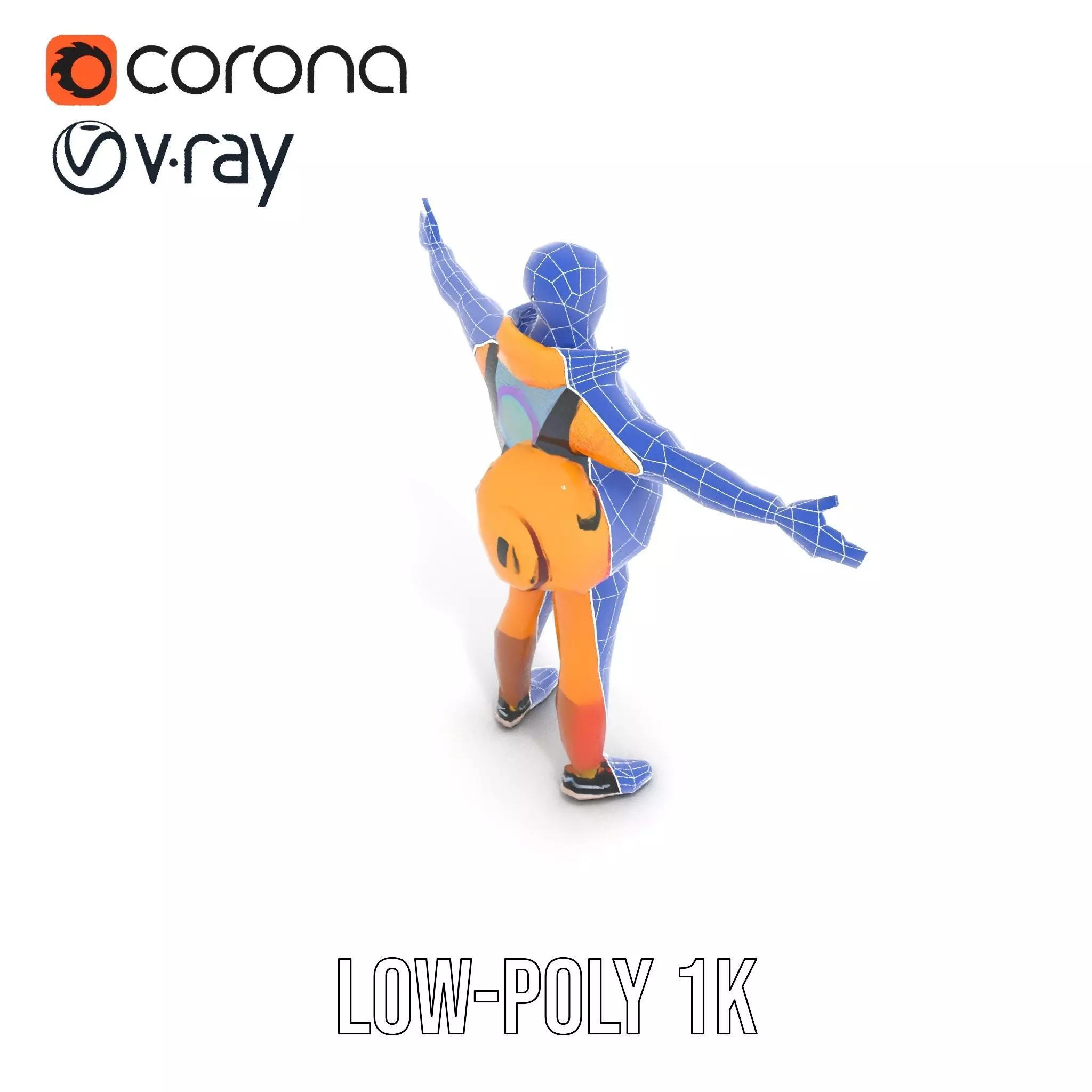 Colorful Streetwear model pack Low-poly 3D model_22