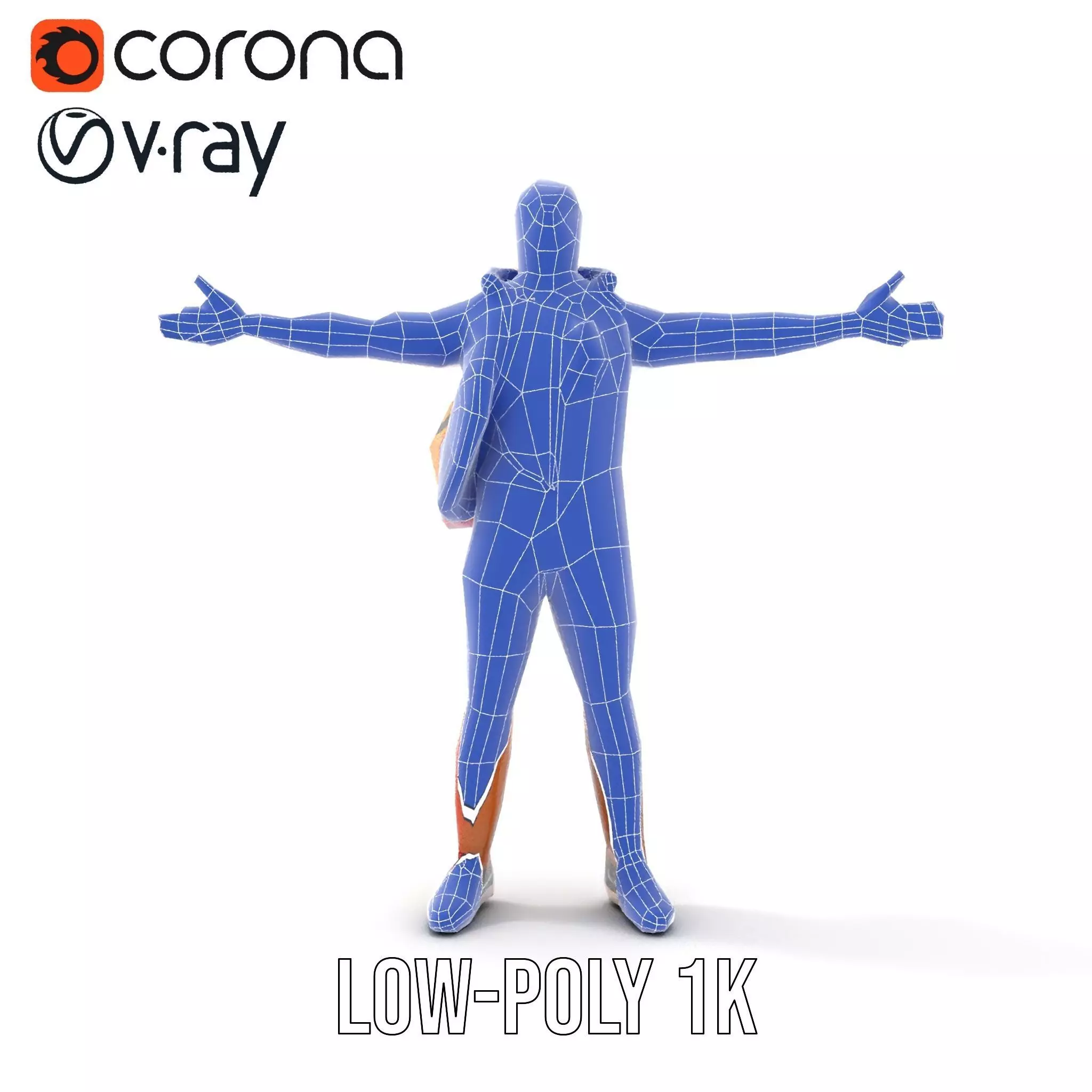 Colorful Streetwear model pack Low-poly 3D model_15