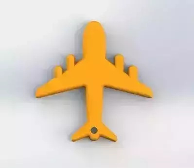 airplane keychain