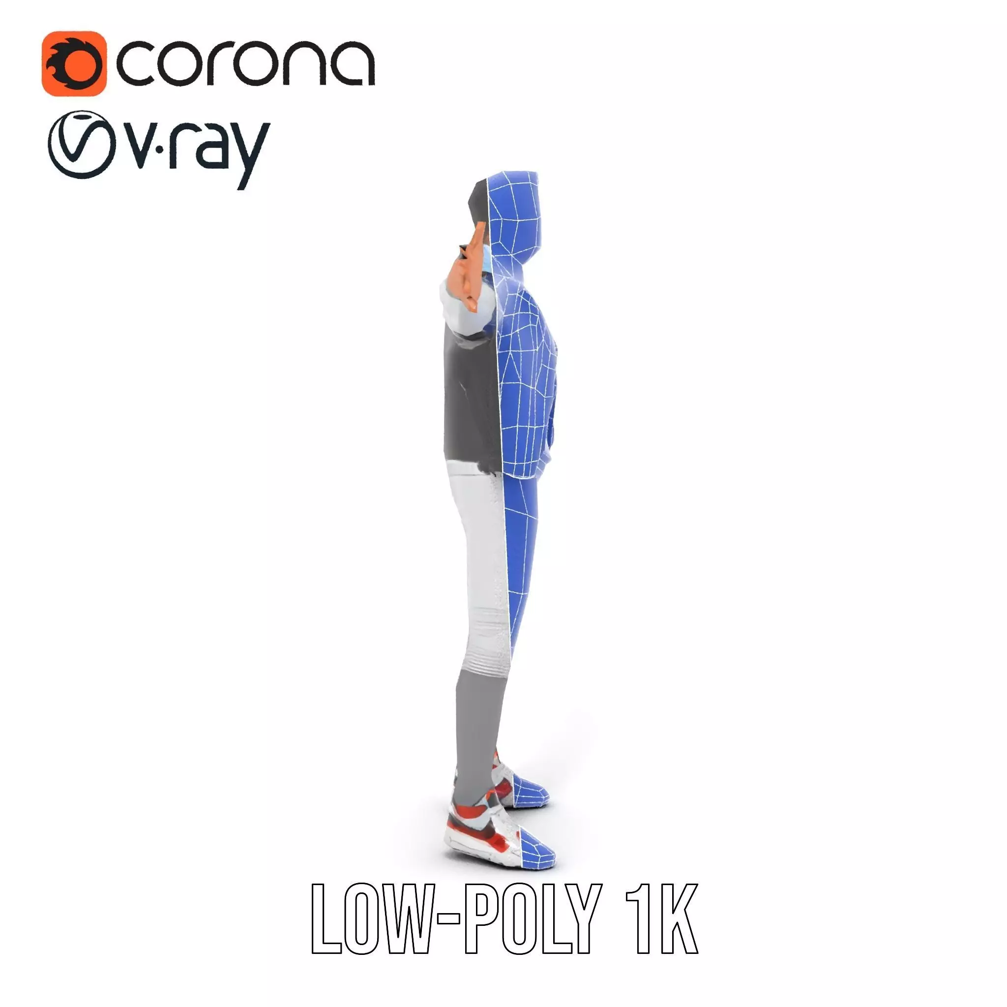 Dynamic Leather Jacket model pack Low-poly 3D model_28