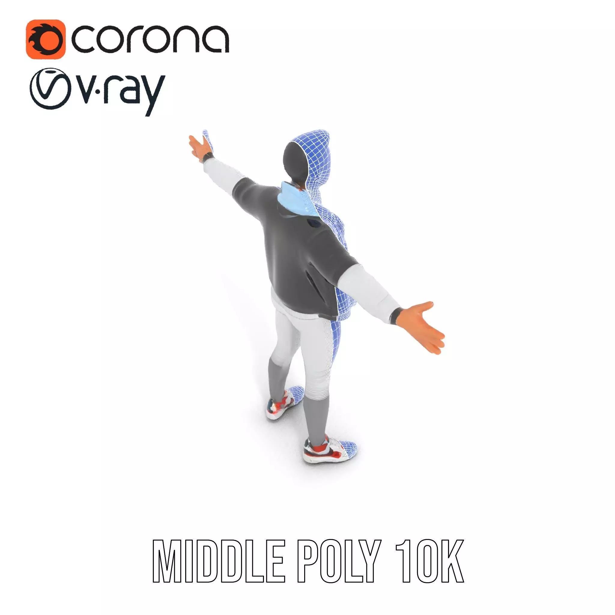 Dynamic Leather Jacket model pack Low-poly 3D model_27