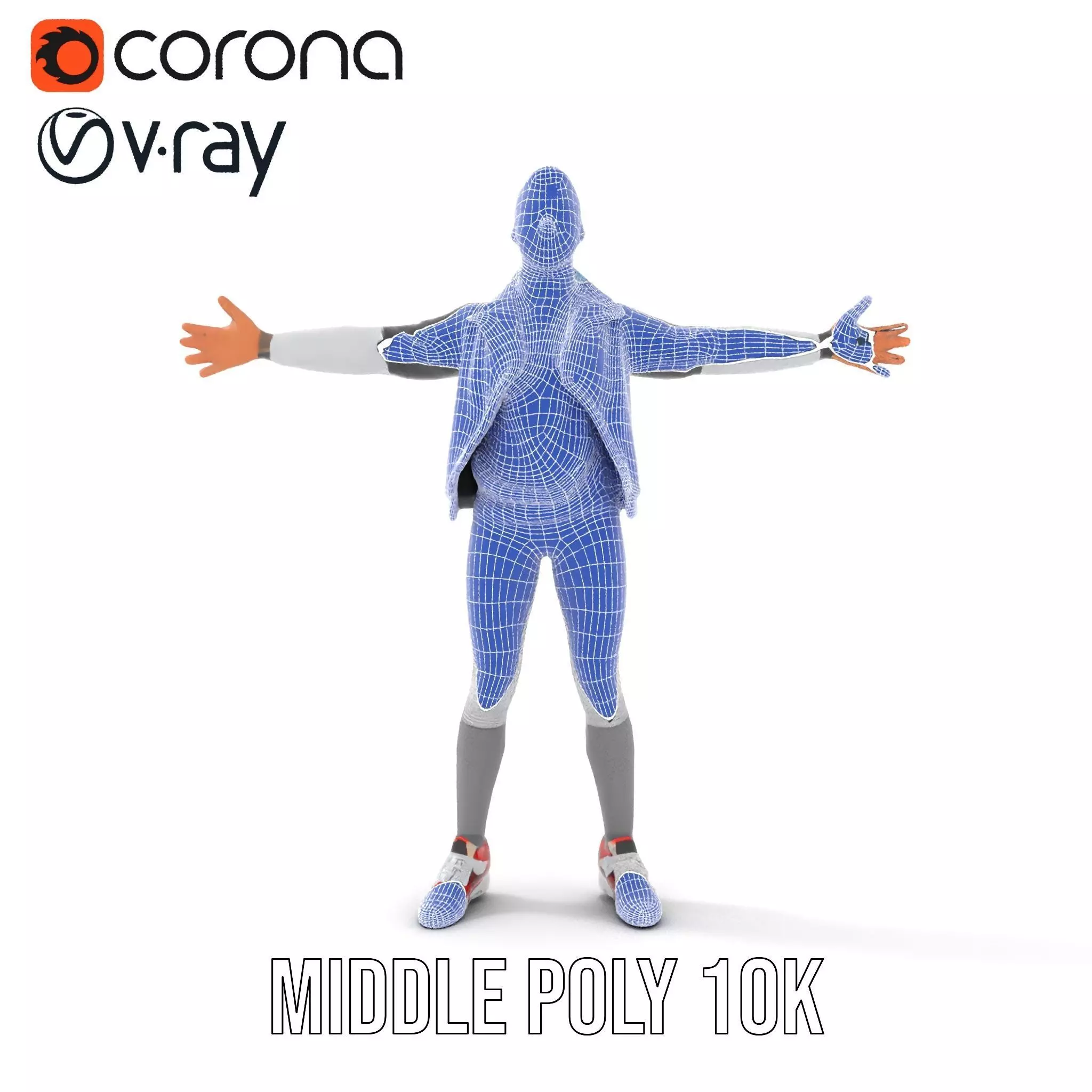 Dynamic Leather Jacket model pack Low-poly 3D model_10