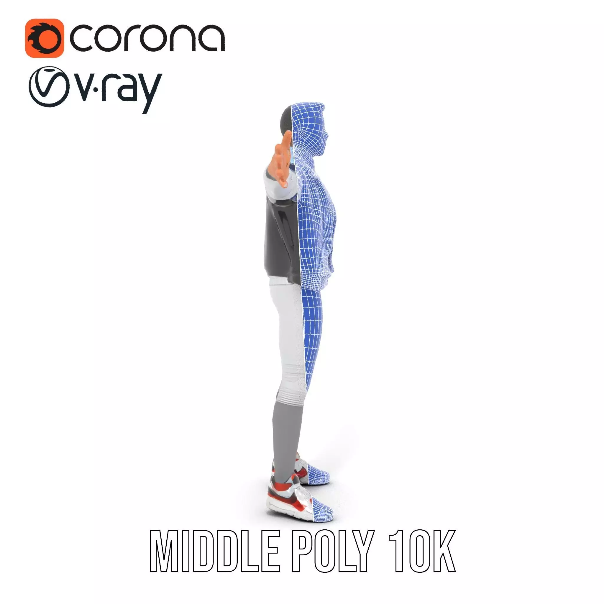 Dynamic Leather Jacket model pack Low-poly 3D model_24