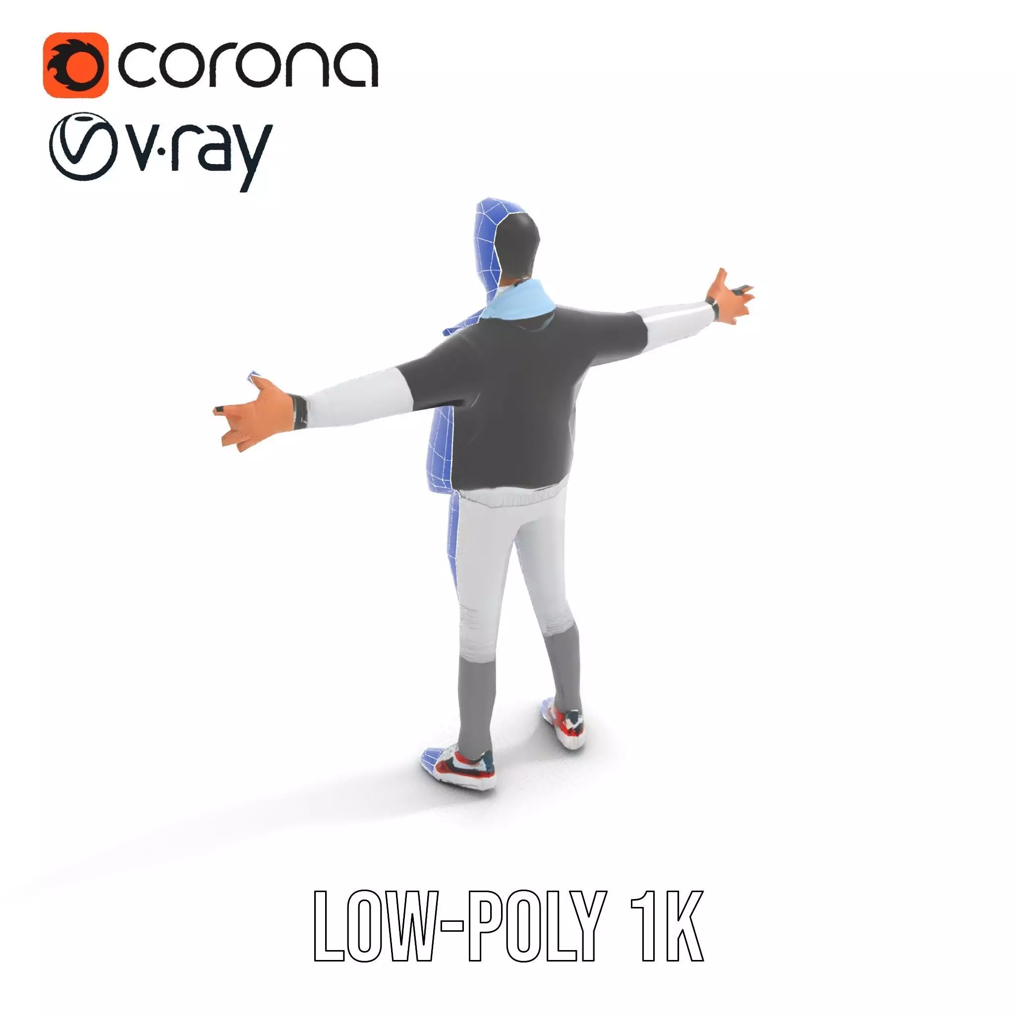 Dynamic Leather Jacket model pack Low-poly 3D model_25